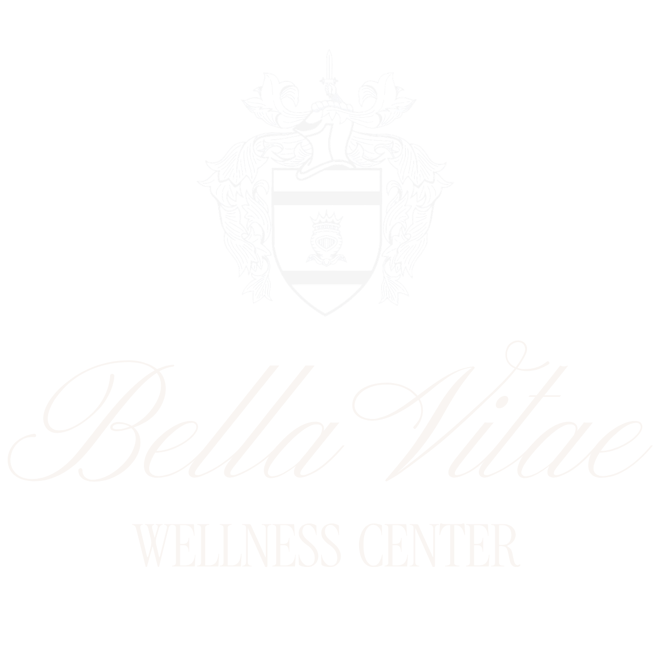 Bella Vitae Wellness Center full logo in white