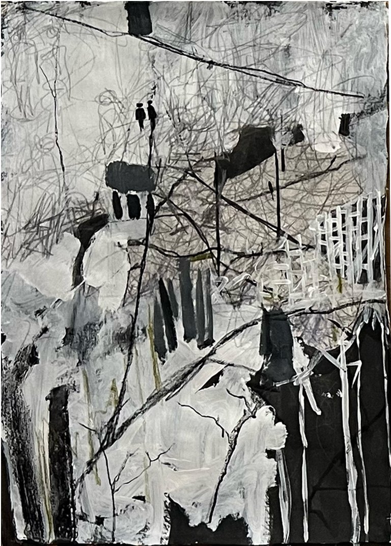 Panel 1 of "On a Walk", 2025