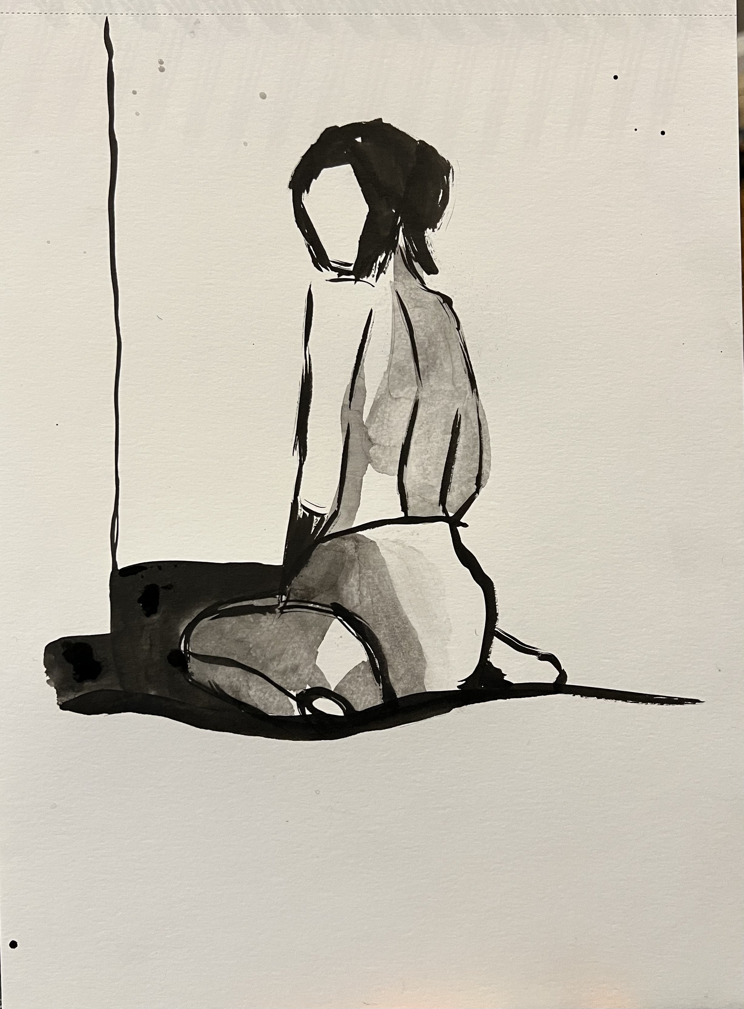 Not Today, 2022
8 x 10 inches, Ink on Yupo