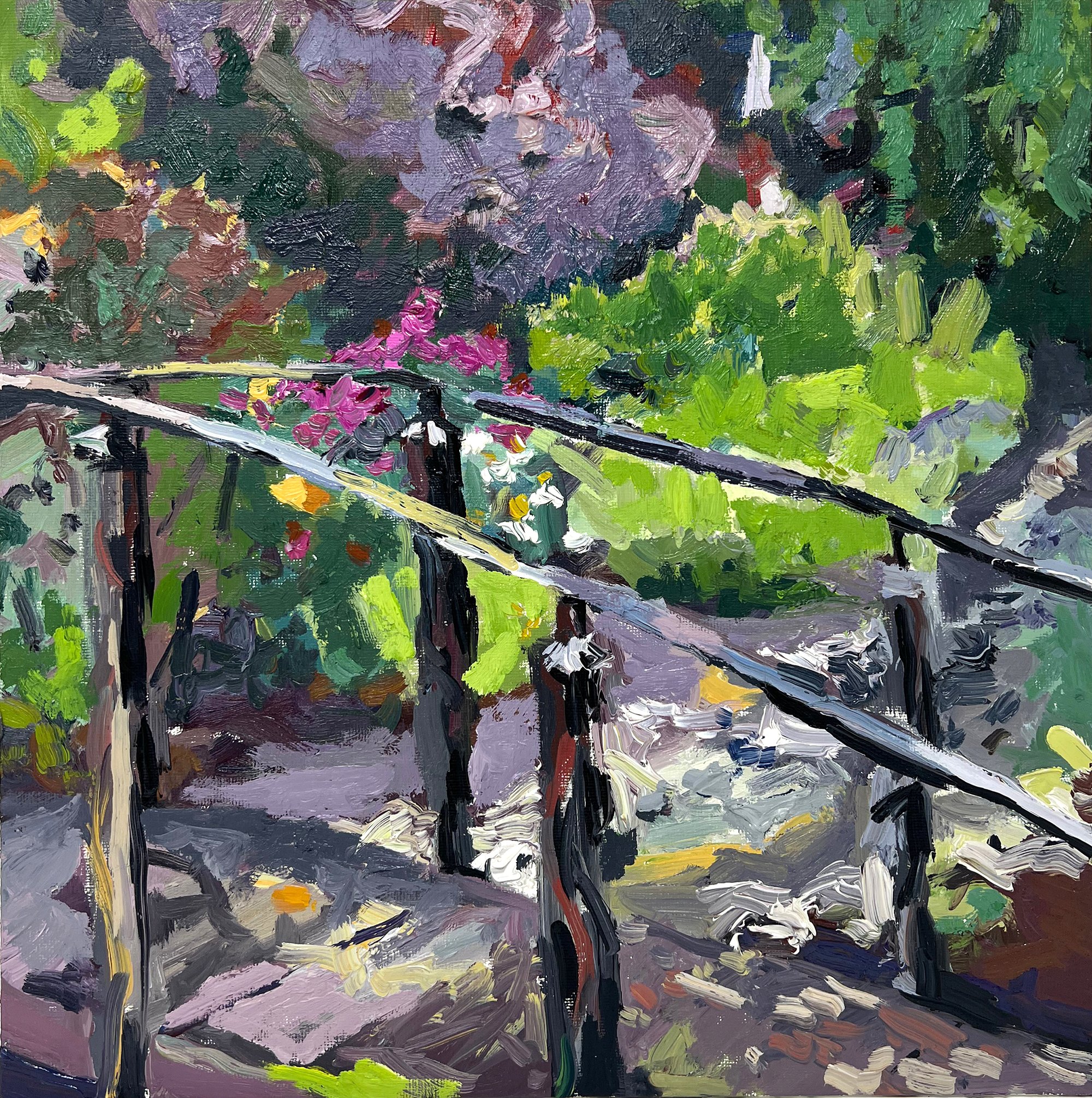 The Smoke Bush, 2024
12 x 12 inches, Oil on panel