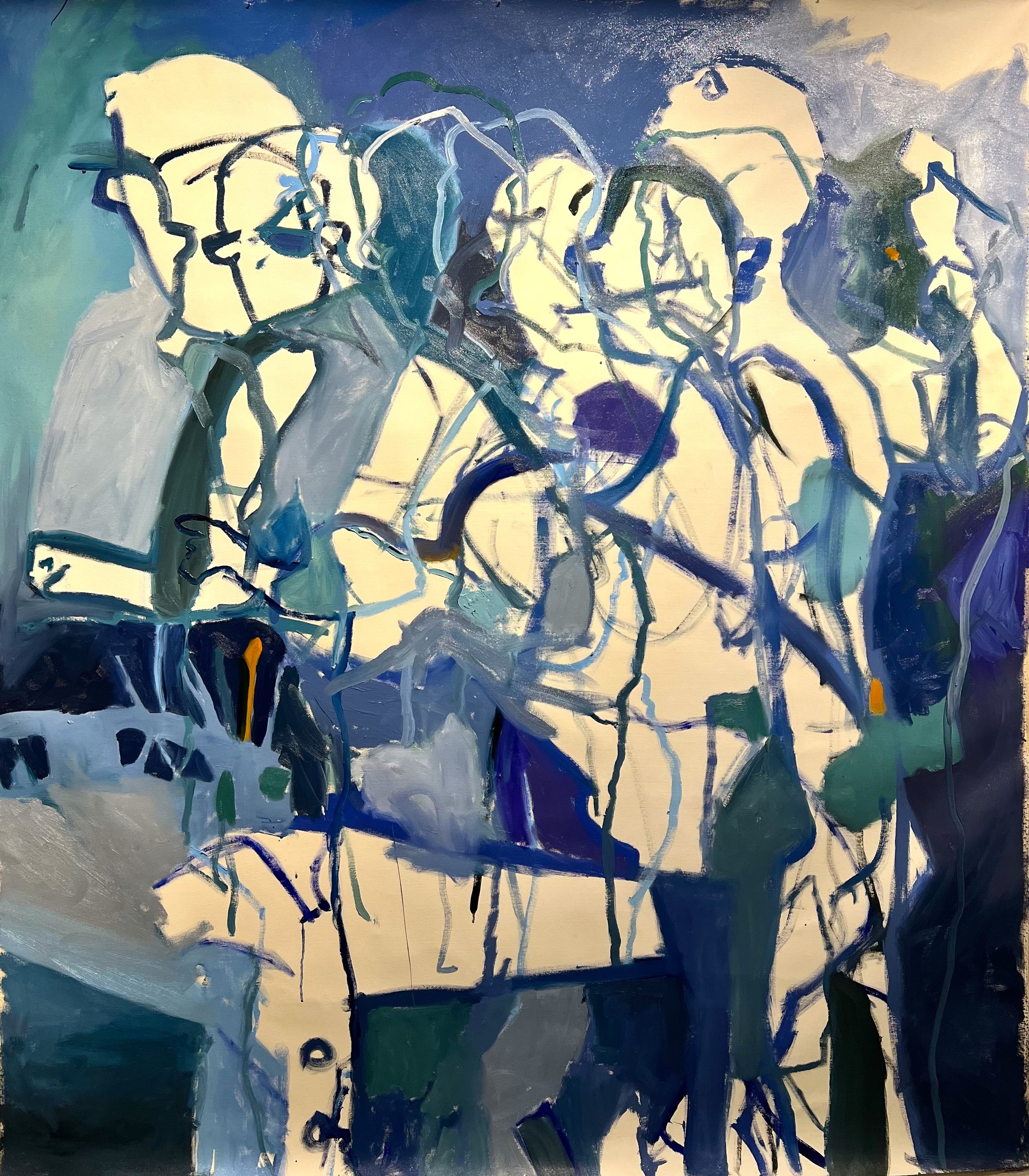 From Behind, 2022
48 x 60 inches, Oil on canvas