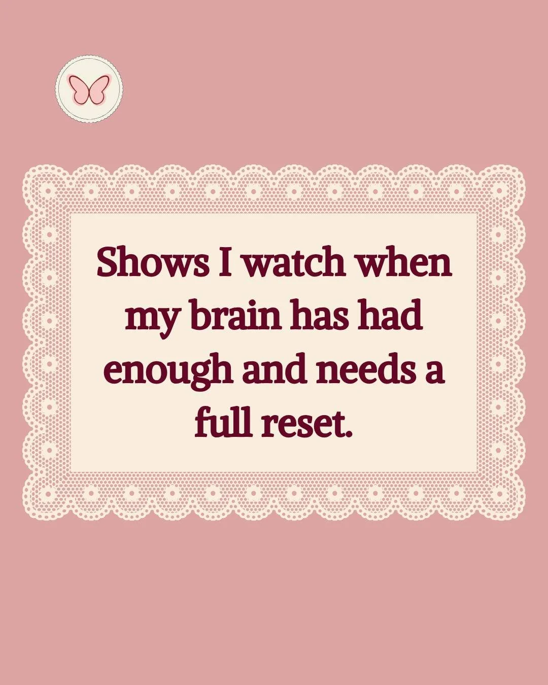Rest doesn't always look like meditation and journaling. Sometimes it looks like a glass of something nice and three-too-many episodes of Real Housewives and I will not be taking questions.
As a therapist, I spend a lot of time in depth and emotion ~