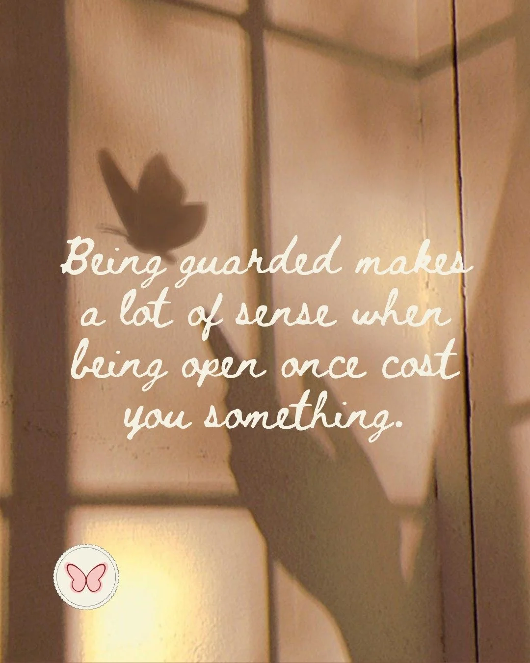 Walls don't go up for no reason. They go up because at some point, softness got you hurt ~ or dismissed, or left.
So you adapted. And that was smart of you.
The question worth sitting with isn't "why am I like this?" It's "is this stil