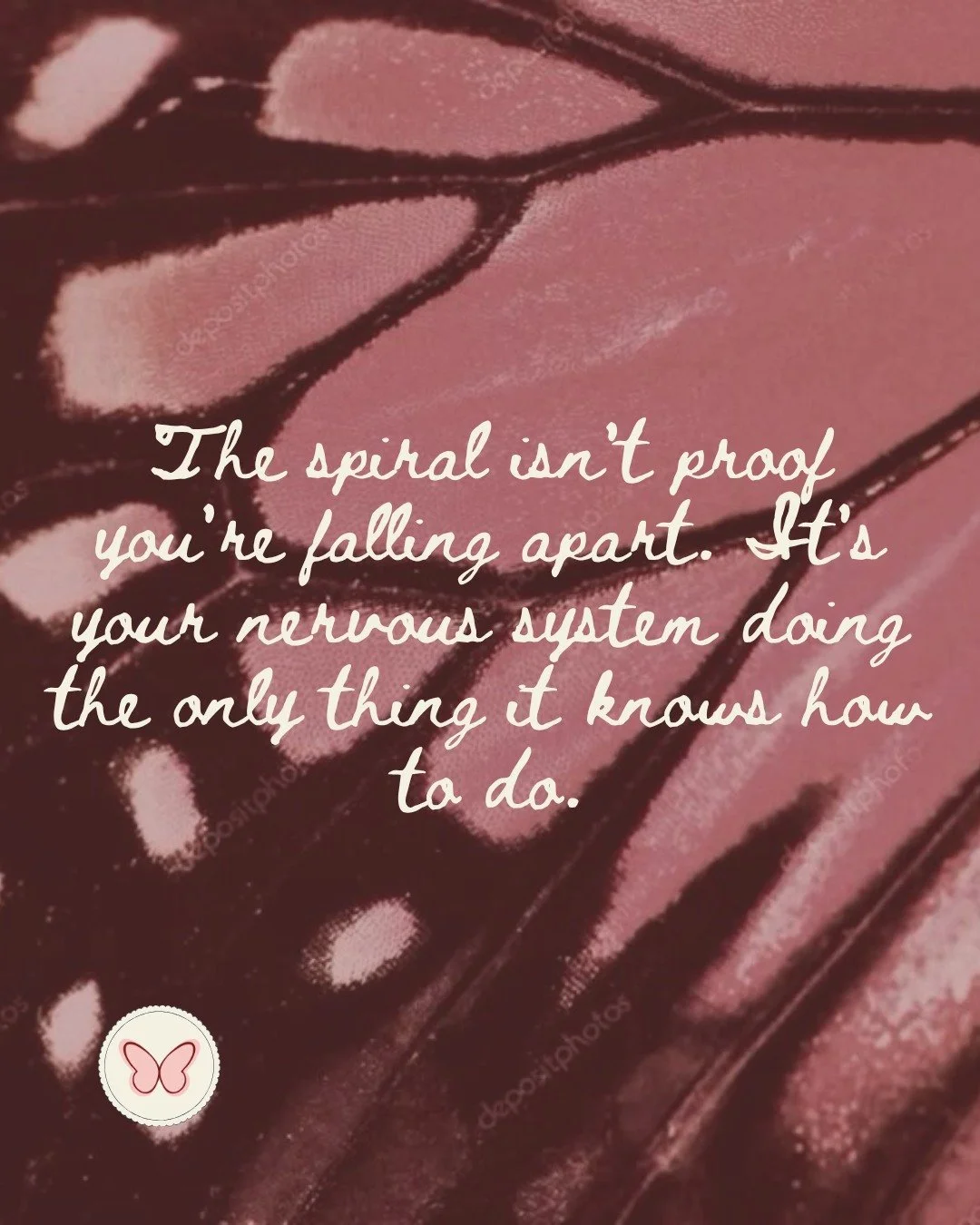 Spiralling isn't weakness. It's a system that learned to stay on high alert ~ because at some point, that kept you safe.
The goal isn't to never spiral. It's to have more places to land when you do, and a little more compassion for yourself when it h
