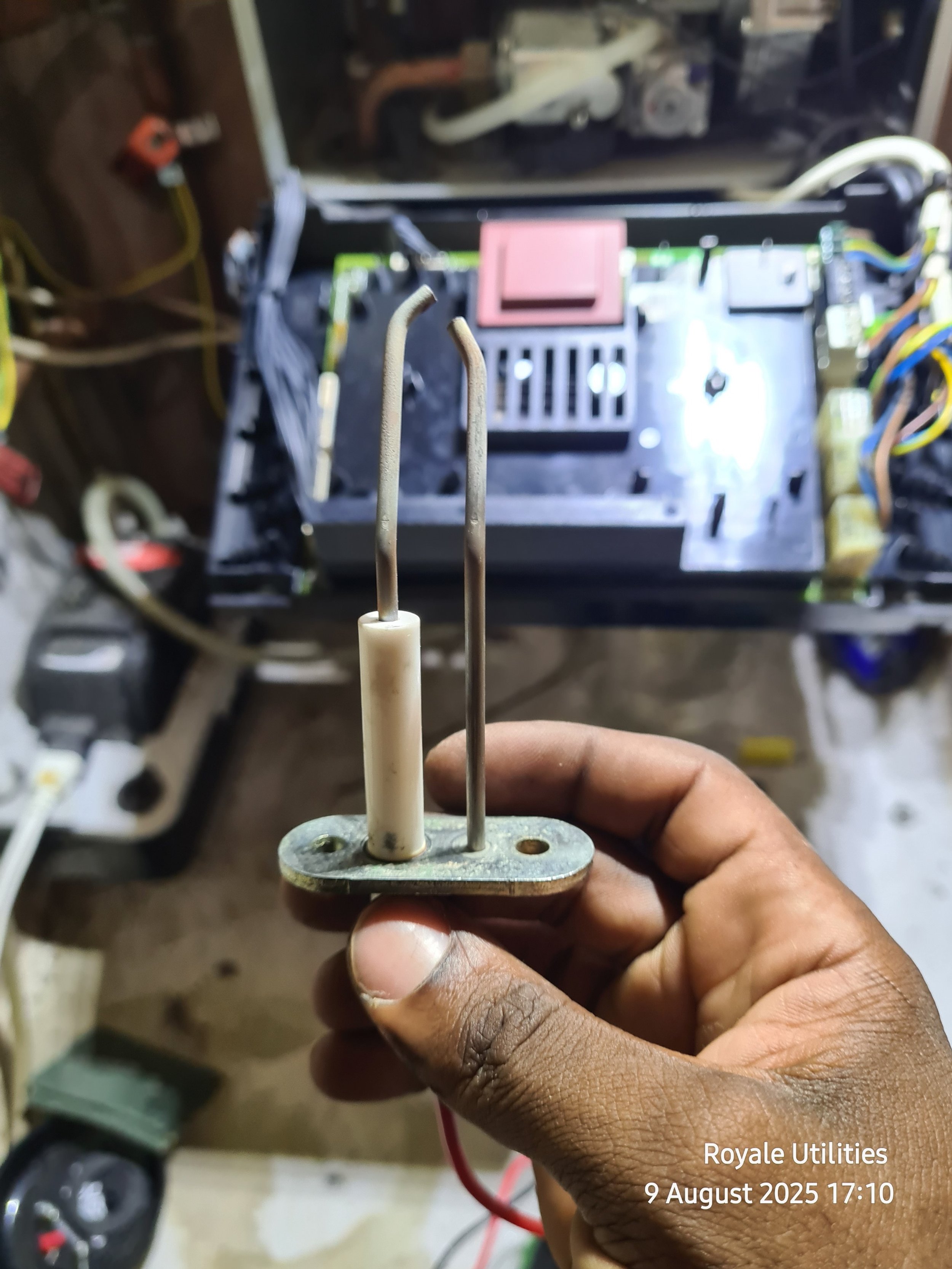 Viessmann Ignition failure fault repair by Royale Utilities Gas Engineer & Plumbing Repairs London