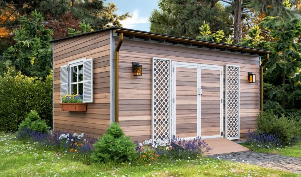 Lean-To Garden Shed