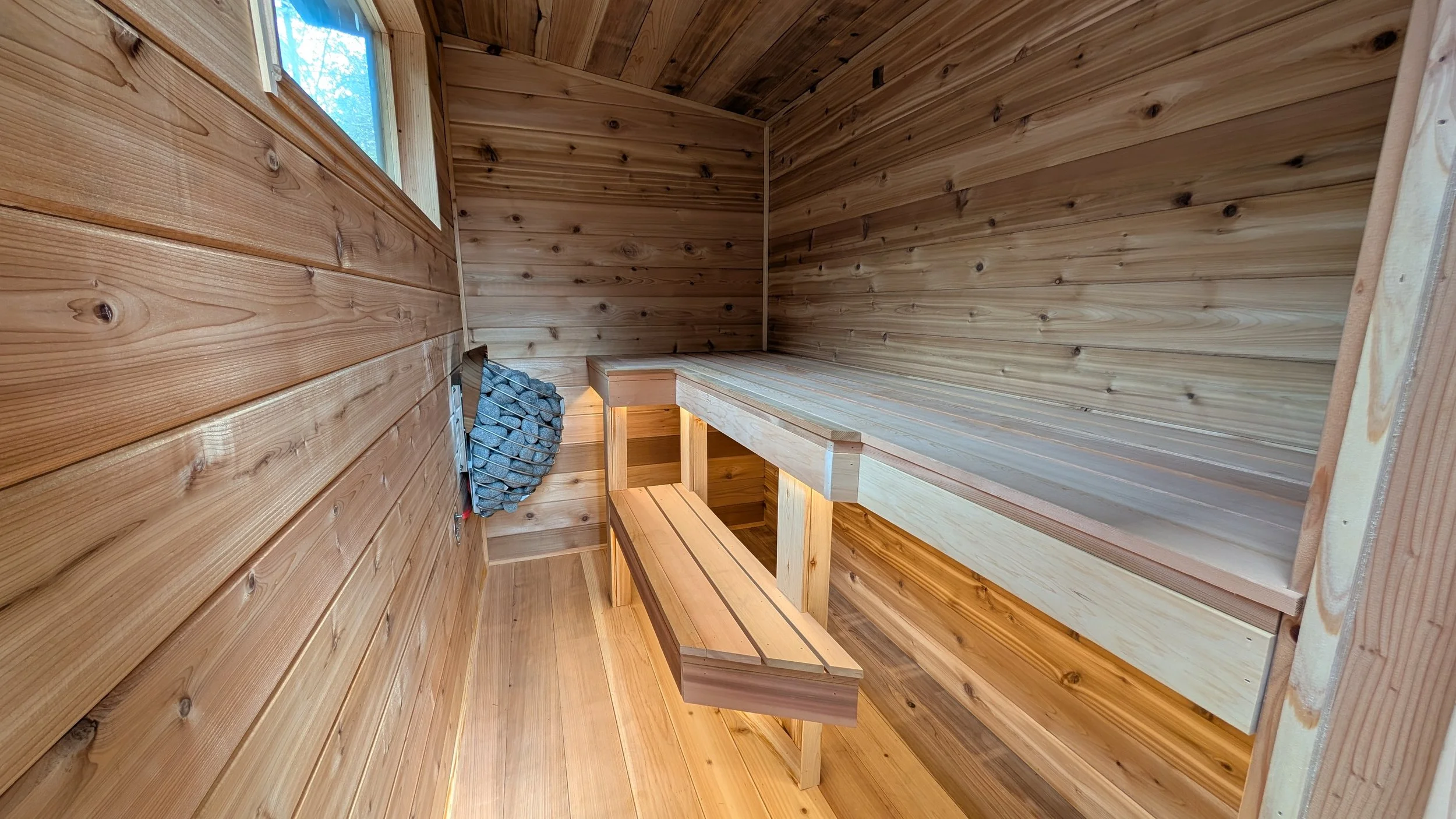 Cedar Sauna Interior