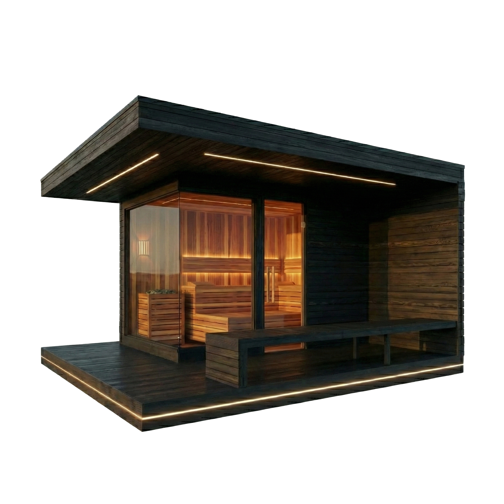 Modern Stained Wood (any color)