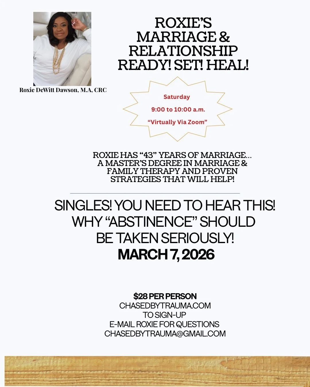 Virtual Marriage & Relationship Class