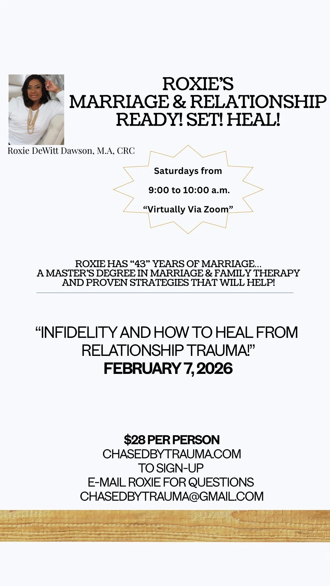 Virtual Marriage & Relationship Class