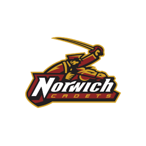 Norwich Cadets logo with a knight holding a sword on a green background