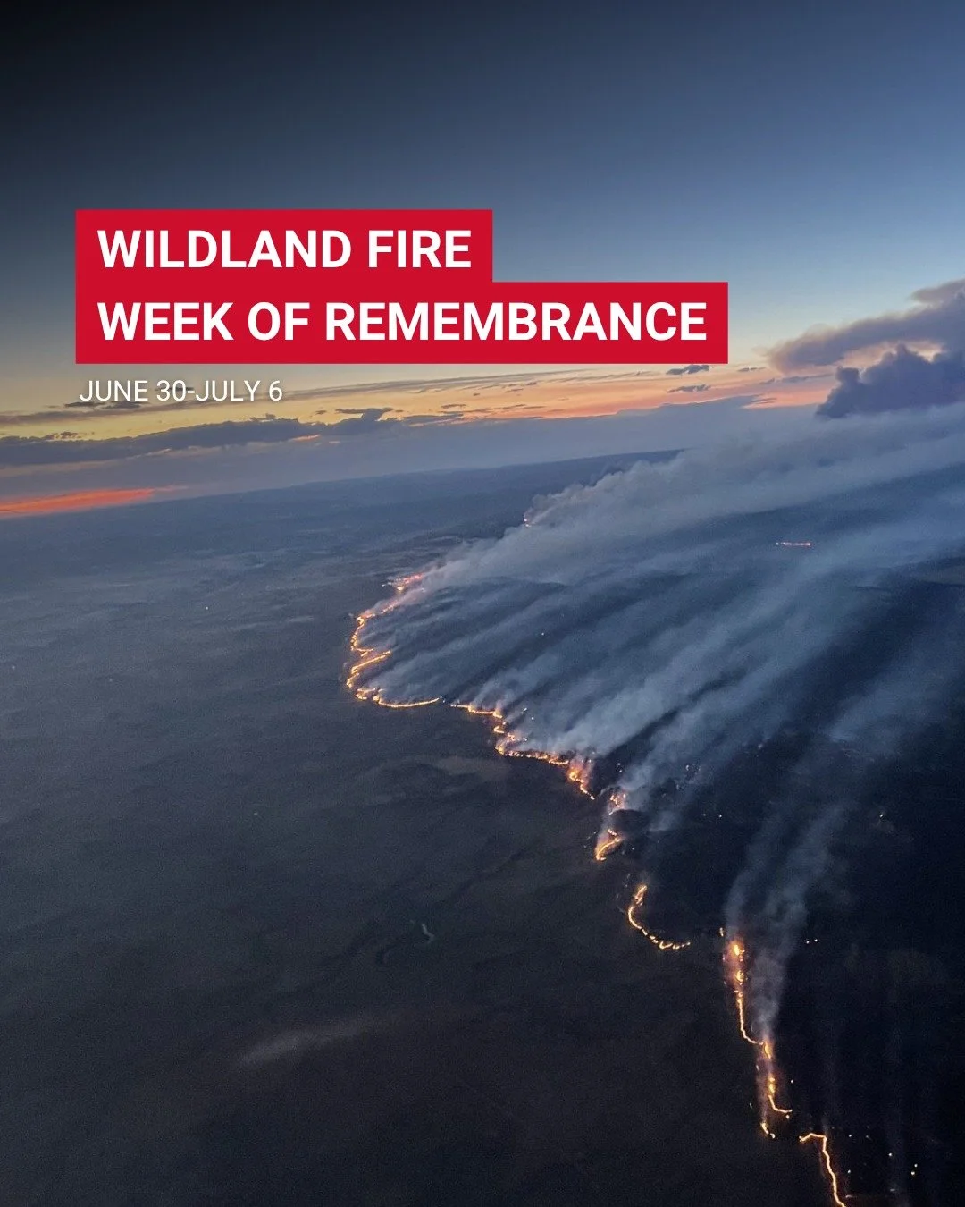 This Week of Remembrance, we pause to honor the brave firefighters who gave their lives on the Pilitas #1 Fire, the South Canyon Fire, and the Yarnell Hill Fire.

These tragedies stand as stark reminders of the risks wildland firefighters face every 