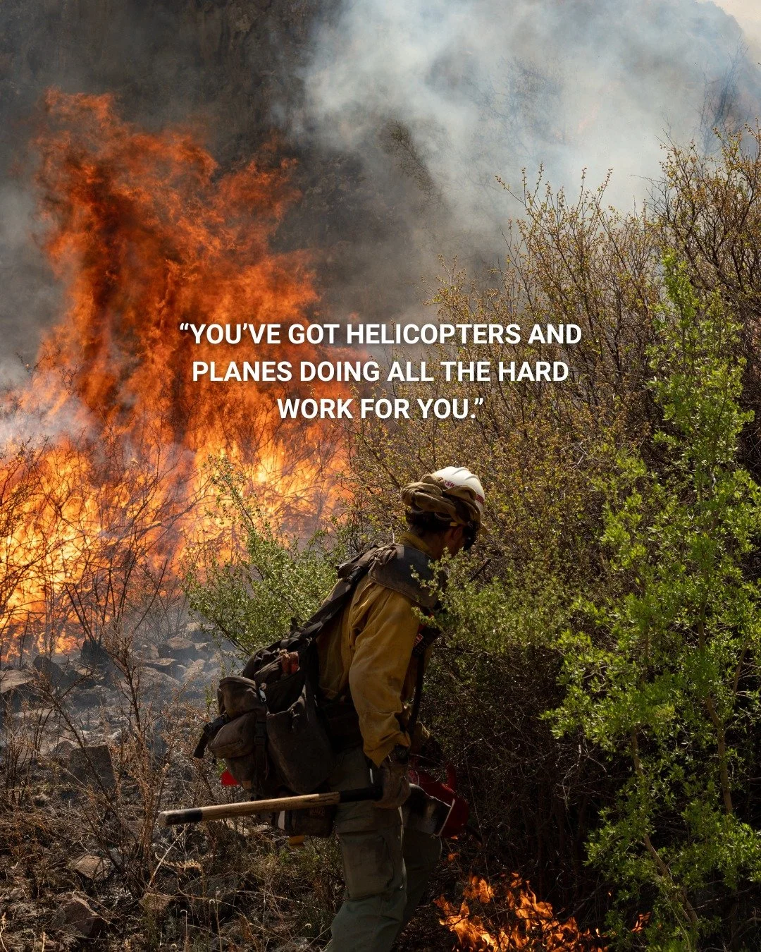Yeah sure. 
_
📷: National Interagency Fire Center Contributors
#grassrootswildlandfirefighters #publicservice #grassroots #nothingaboutuswithoutus #dyingbreed #fire #firefighters #firefighting #wildfire #wildlandfire #wildlandfirefighters #wildlandf