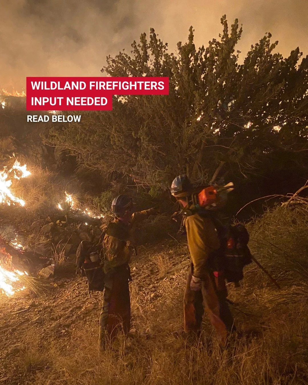 WE NEED YOU!

Our friends at @wildfireconservancy are conducting research on Clean Cab concepts to help protect wildland and wildland-urban interface firefighters from occupational exposures. The project aims to shape stronger recommendations and pro