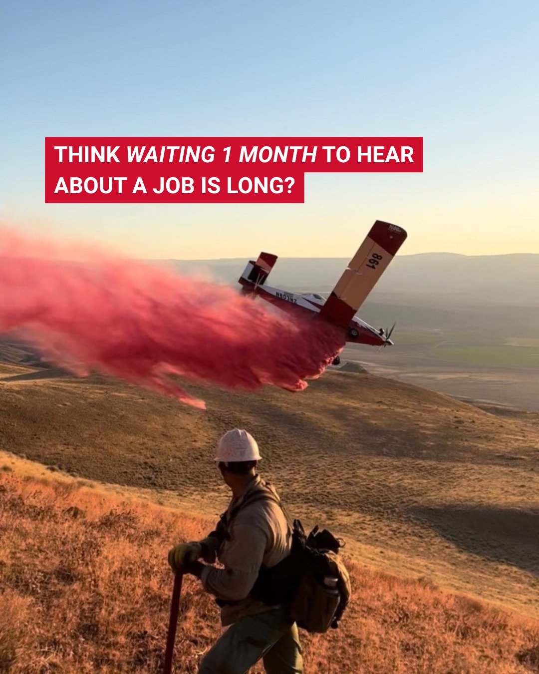 Think waiting one month to hear back about a job is long?

For federal wildland firefighters, the hiring process spans months. Most applications open in late summer or early fall, and applicants often wait well into the new year to receive interest c