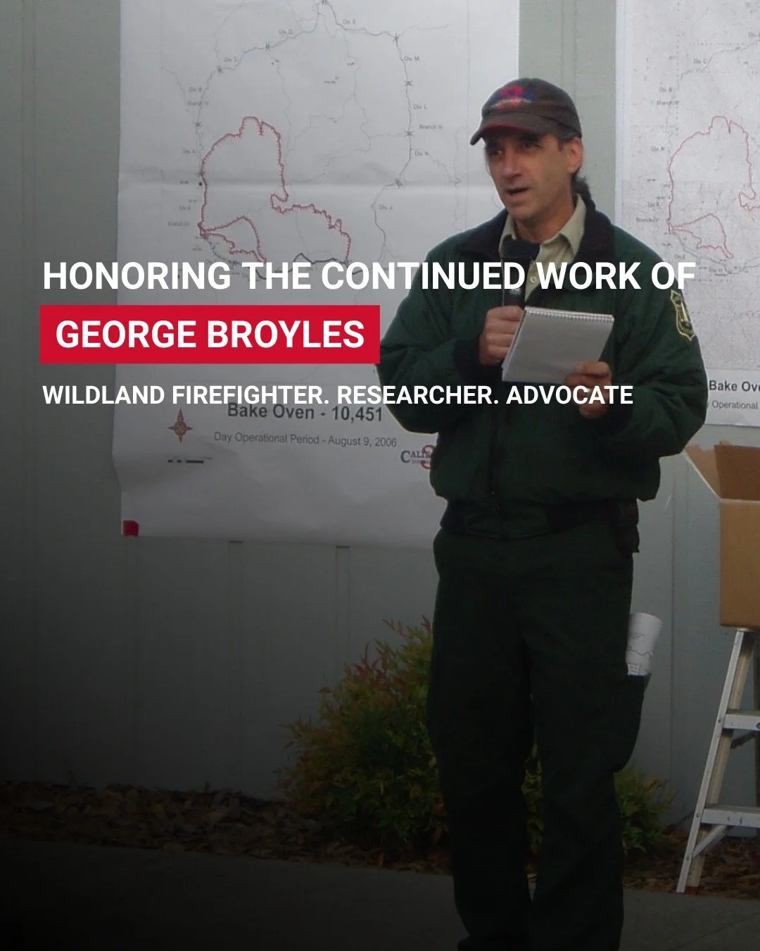 Grassroots Wildland Firefighters is proud to recognize George Broyles &mdash; a retired wildland firefighter and researcher who dedicated 37 years to federal service and continues to fight for firefighter health.

George began his career on the firel