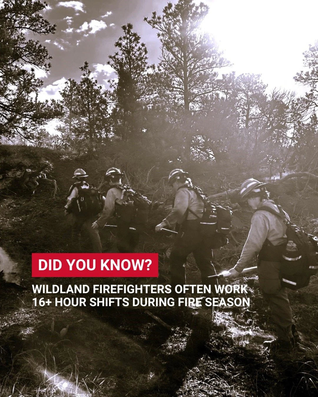 They risk their health to protect our forests. Let&rsquo;s support them.
_
📷: AJ Hoffman
#grassroots #nothingaboutuswithoutus #dyingbreed #fire #firefighters #firefighting #wildfire #wildlandfire #wildlandfirefighters #wildlandfirefighter