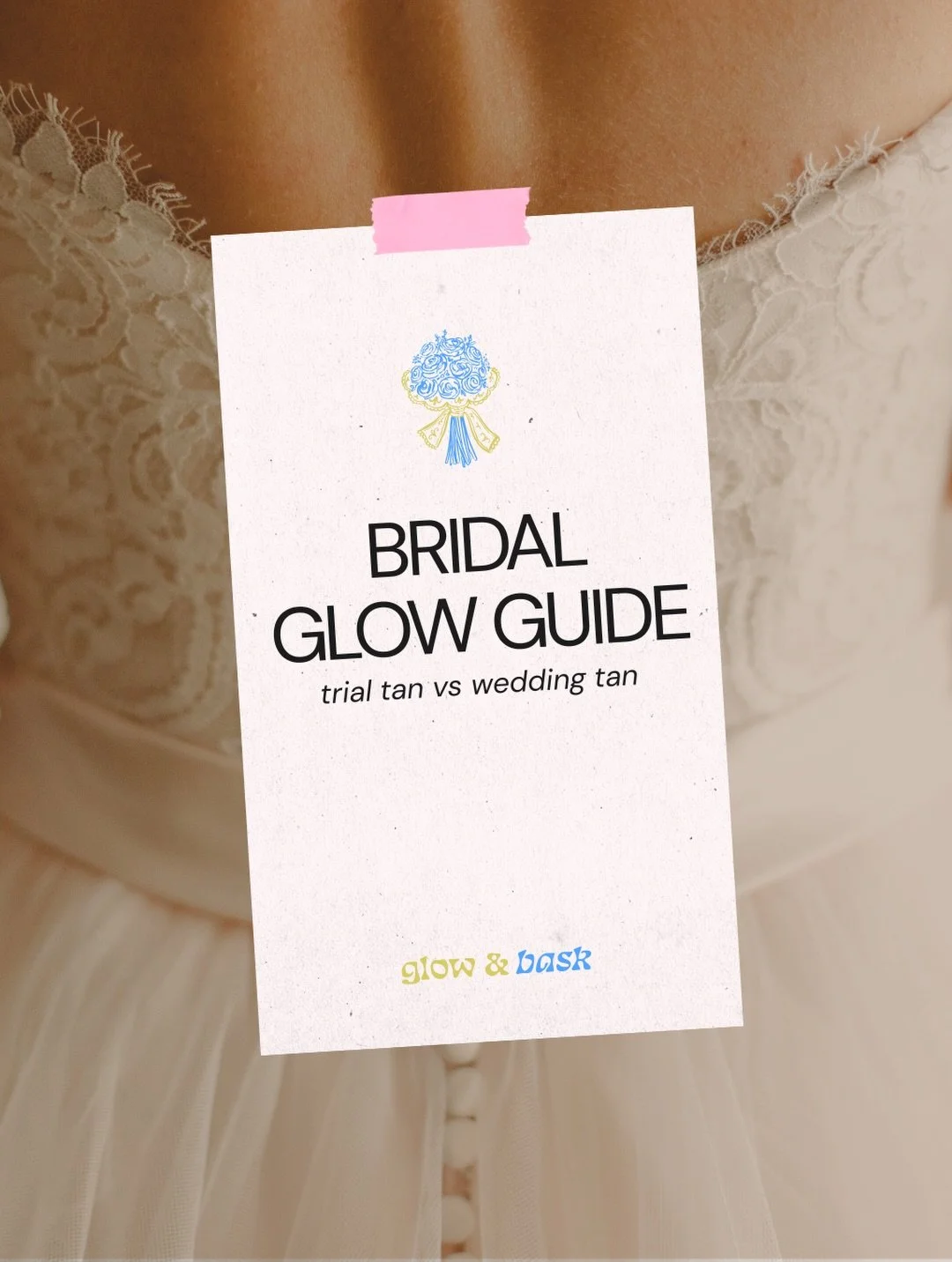 A trial tan allows us to customize your exact shade and tone so your glow complements your dress, your makeup, and your overall bridal look. Then you can feel confident for your wedding tan knowing exactly what you can expect for the big day!

At Glo