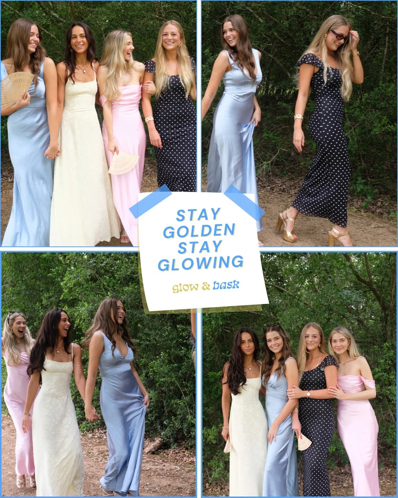 Everything&rsquo;s better with your girls&hellip; and a fresh spray tan ✨

Golden glow, effortless confidence, and radiant skin for every moment that matters.

At Glow &amp; Bask, our custom spray tans are designed to enhance your natural beauty, per