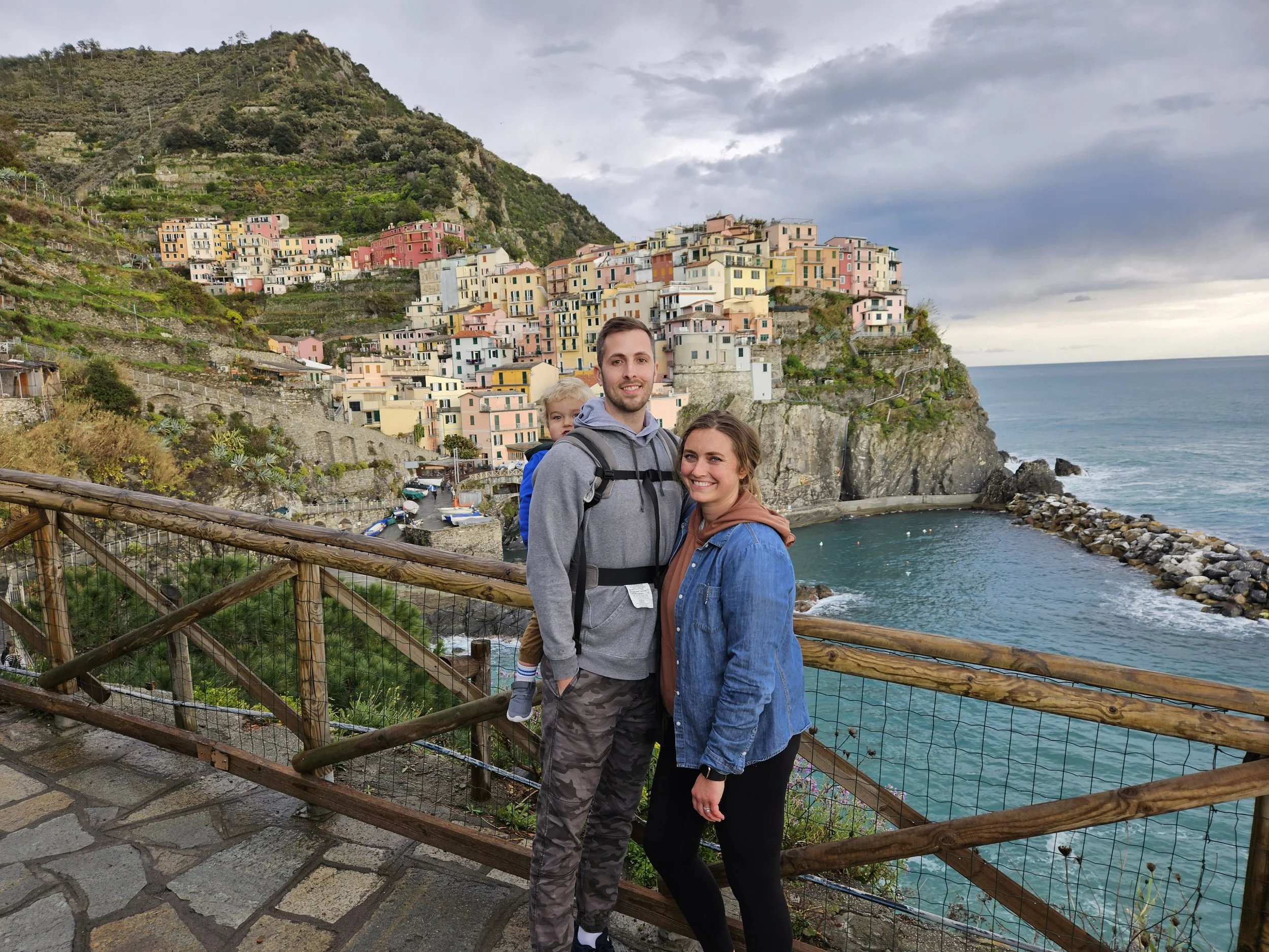 A financial advisor traveling and exploring new places with family, emphasizing the philosophy of investing in meaningful life experiences and memories.