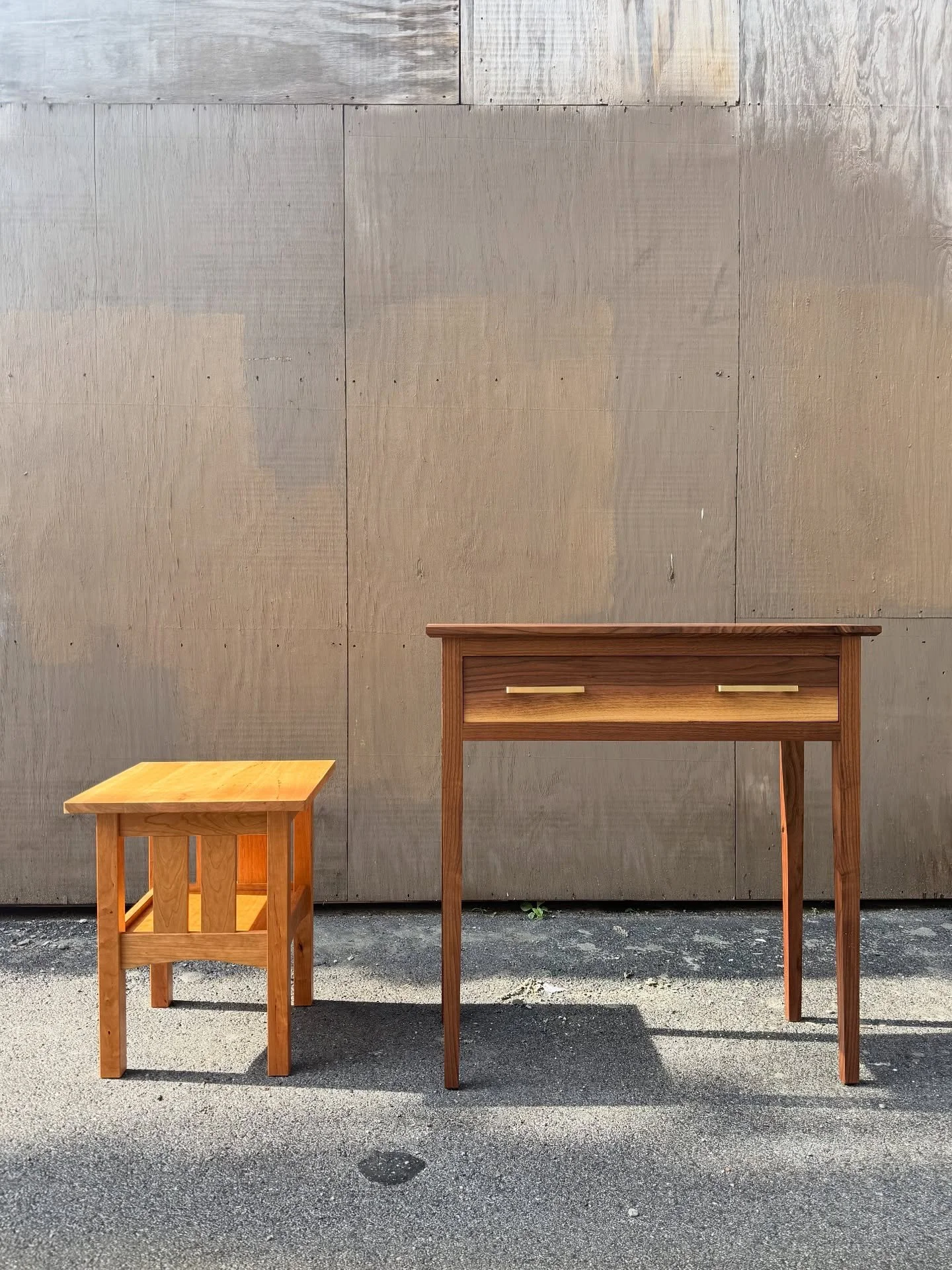 No project updates to share this week, as we&rsquo;re on a midterm break (I&rsquo;m currently hiking in Scotland with my wife and breadwinner @meghankerby). Instead, here&rsquo;s a throwback to my last two pieces made at the Chicago School of Woodwor