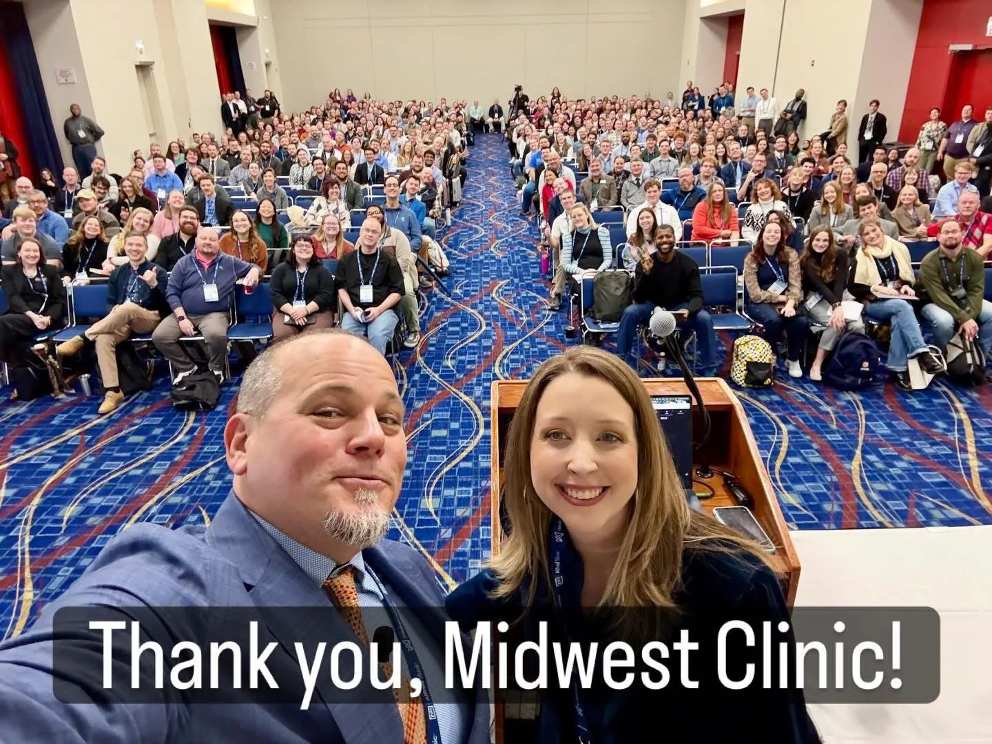 Midwest Band and Orchestra Clinic Presentation - Ward Miller, co-presenter with Cathryn Foster - "From Mistakes to Music: Honing Error Detection for Deeper Ensemble Musicianship"