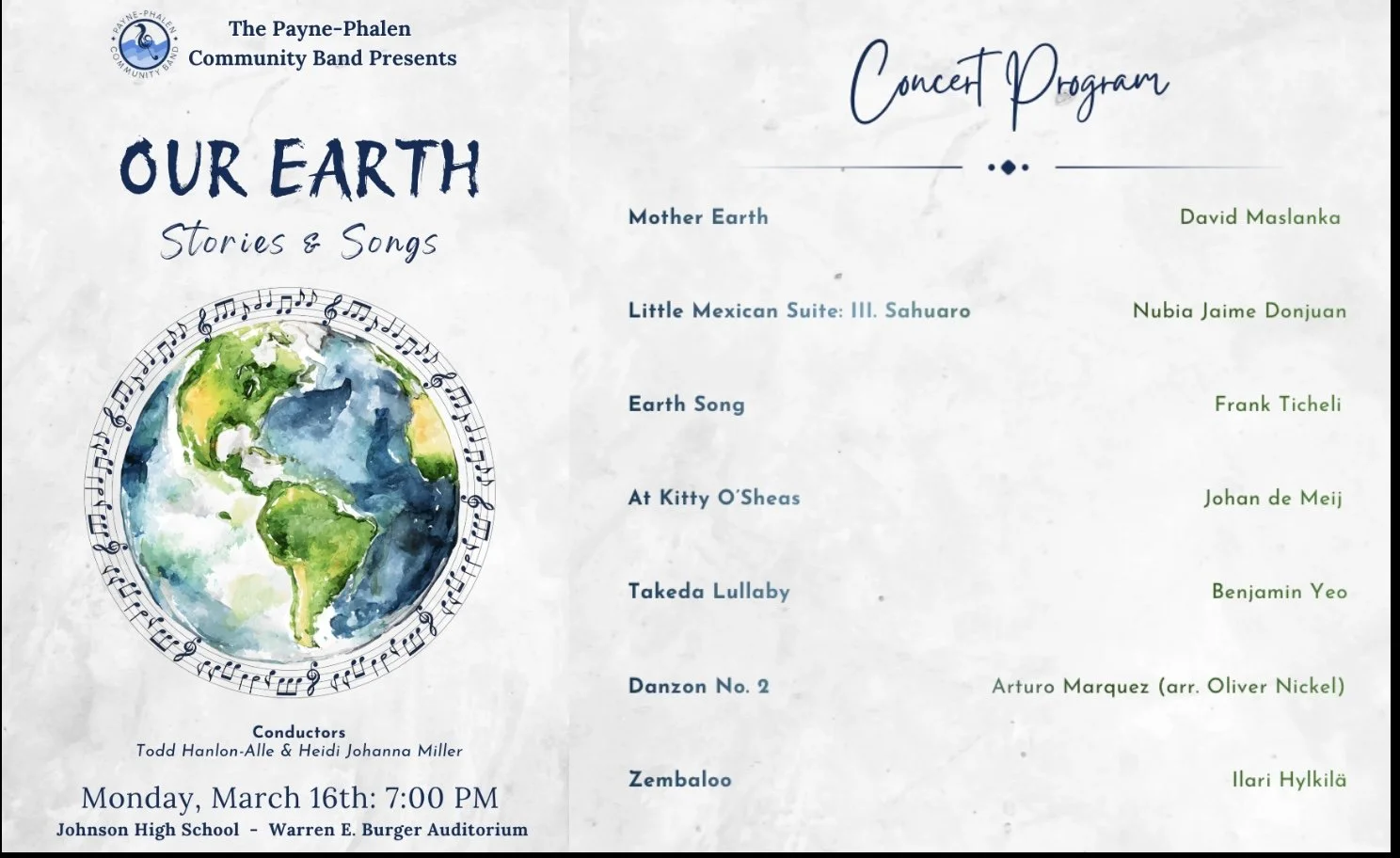 Payne-Phalen Community Band Concert - Heidi Johanna Miller and Todd Hanlon, conductors