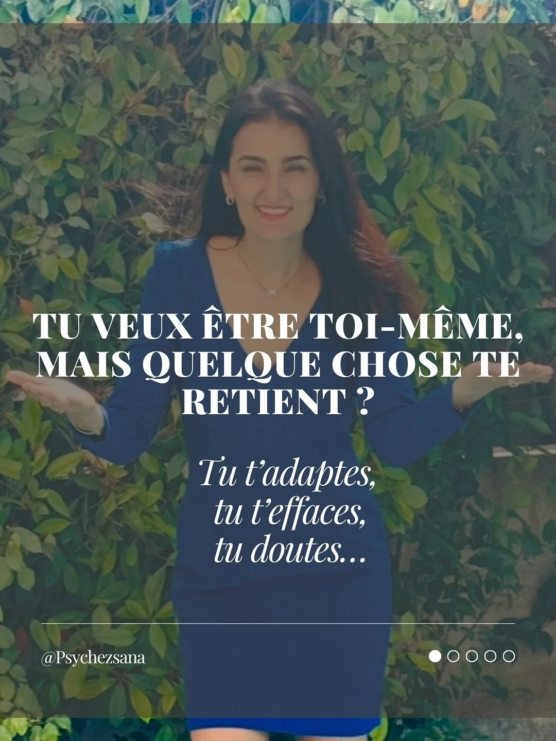 Et si &ecirc;tre toi-m&ecirc;me
ne voulait plus dire te chercher,
mais simplement te permettre d&rsquo;exister ? 

Tu n&rsquo;as rien &agrave; prouver.
Rien &agrave; m&eacute;riter.
Seulement &agrave; te permettre d&rsquo;&ecirc;tre vraie

ici, maint