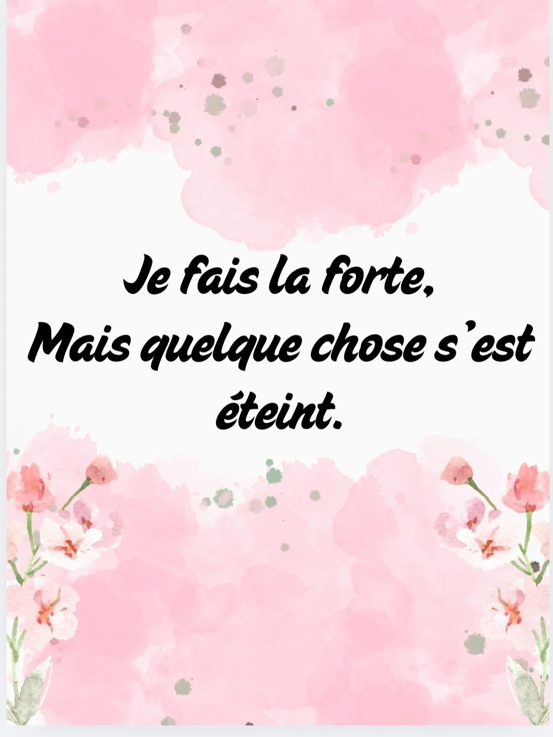 🚨Pendant longtemps,
j&rsquo;ai cru que tenir, contr&ocirc;ler, ne rien montrer. 
c&rsquo;&eacute;tait &ccedil;a &ecirc;tre forte.

Je l&rsquo;ai v&eacute;cu, moi aussi.
Quand tout s&rsquo;est effondr&eacute;.
Apr&egrave;s la perte.
Apr&egrave;s l&rs