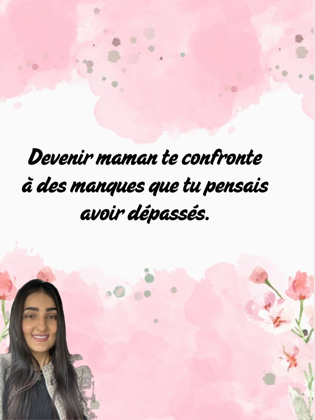 🌪️Personne ne te pr&eacute;pare au fait que devenir maman peut r&eacute;veiller les blessures de ton enfance.

Parce que quand tu deviens m&egrave;re&hellip;
tu ne donnes pas seulement la vie.

Tu rencontres aussi ton histoire.

💥Les manques que tu