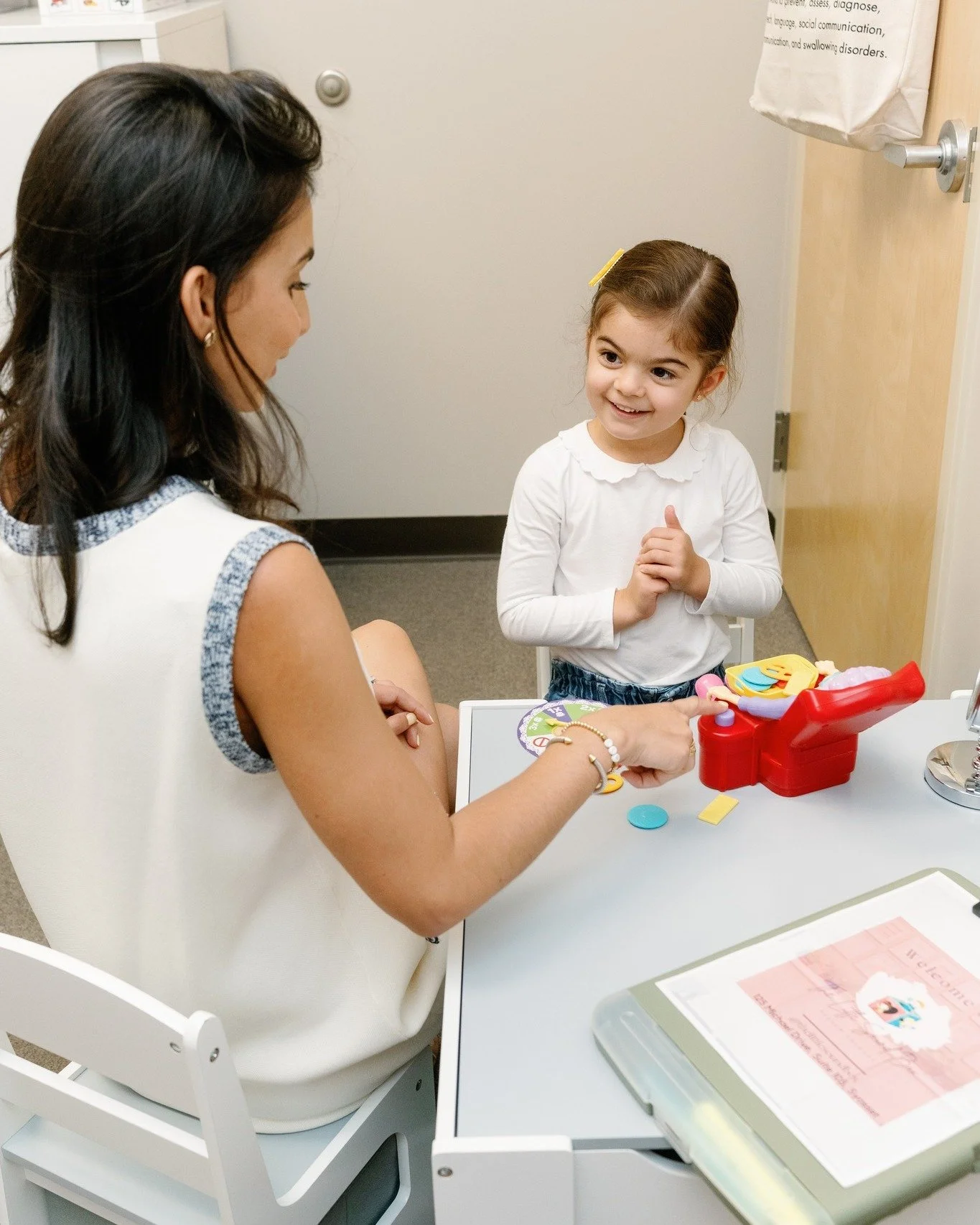 At TLSB, treatment is where the magic happens! We use play-based strategies, engaging toys, and personalized goals to support your child&rsquo;s communication development. Every session is crafted with care, backed by research, and designed to feel l
