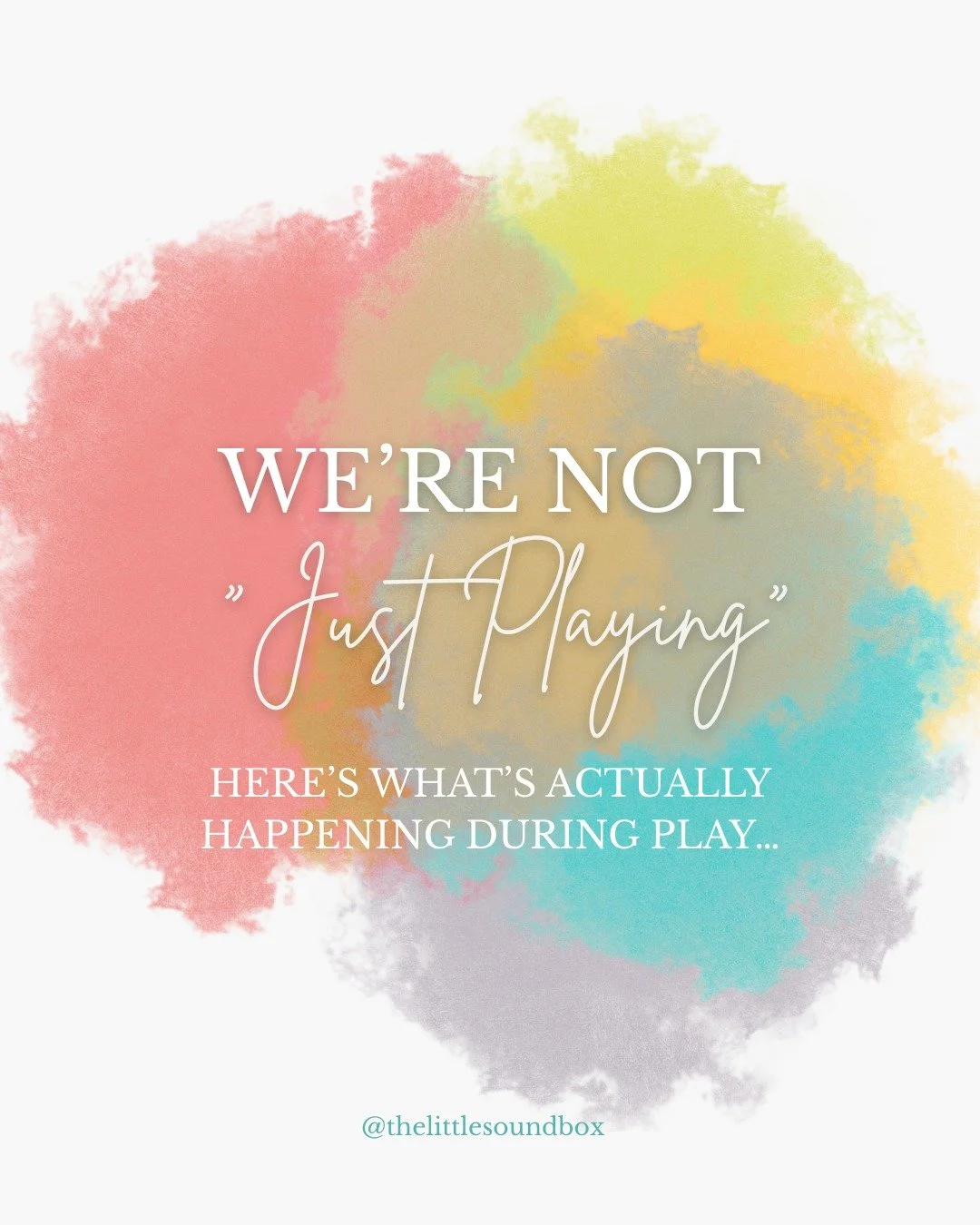 What looks like play is actually purposeful, individualized therapy designed around your child&rsquo;s unique needs. 💬

At The Little Sound Box, every session is intentional. We target speech sounds, vocabulary, sentence length, social skills, and e
