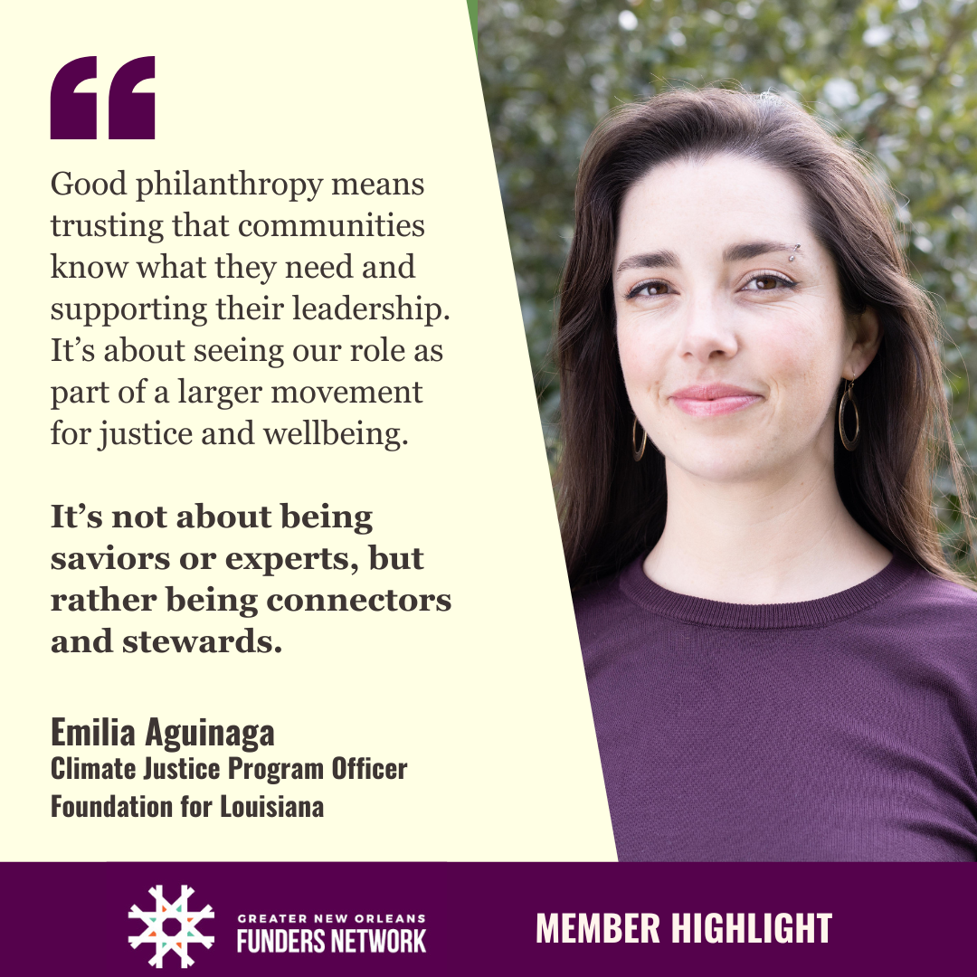Member Highlight: Emilia Aguinaga on Building Community through Philanthropy
