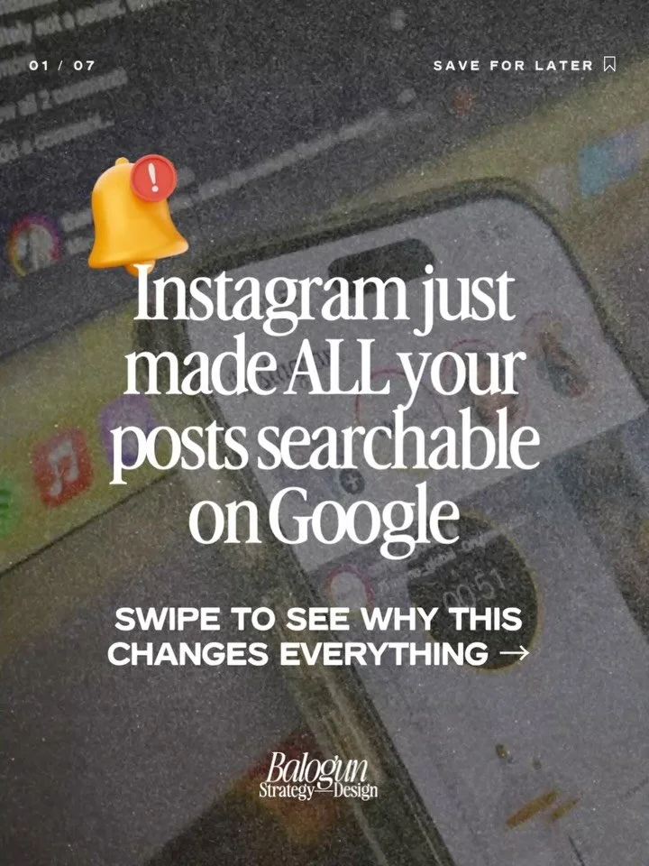 It&rsquo;s finally happened. Your Instagram posts can now show up in Google searches!

Translation: More visibility = More clients = More money. But only the business owners who adapt their strategy FAST are going to win with this update. 

I&rsquo;m