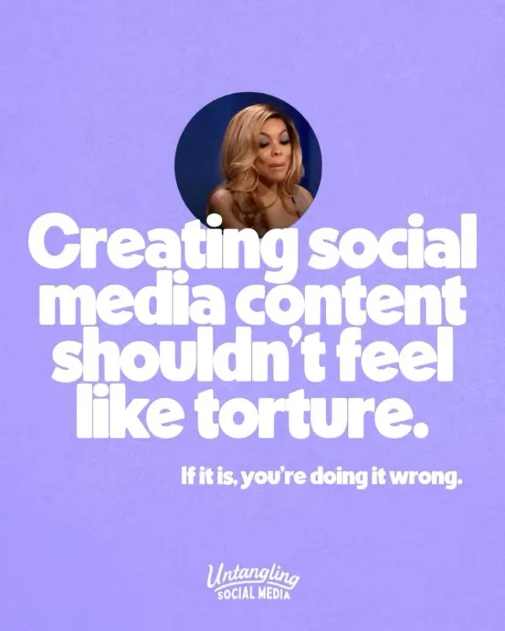 Social media isn&rsquo;t a one size fits all kinda thing. And over the years, it&rsquo;s never been more clear that trying to follow what someone else is doing instead of doing things your way puts you on the fast track to burn out or just giving up.