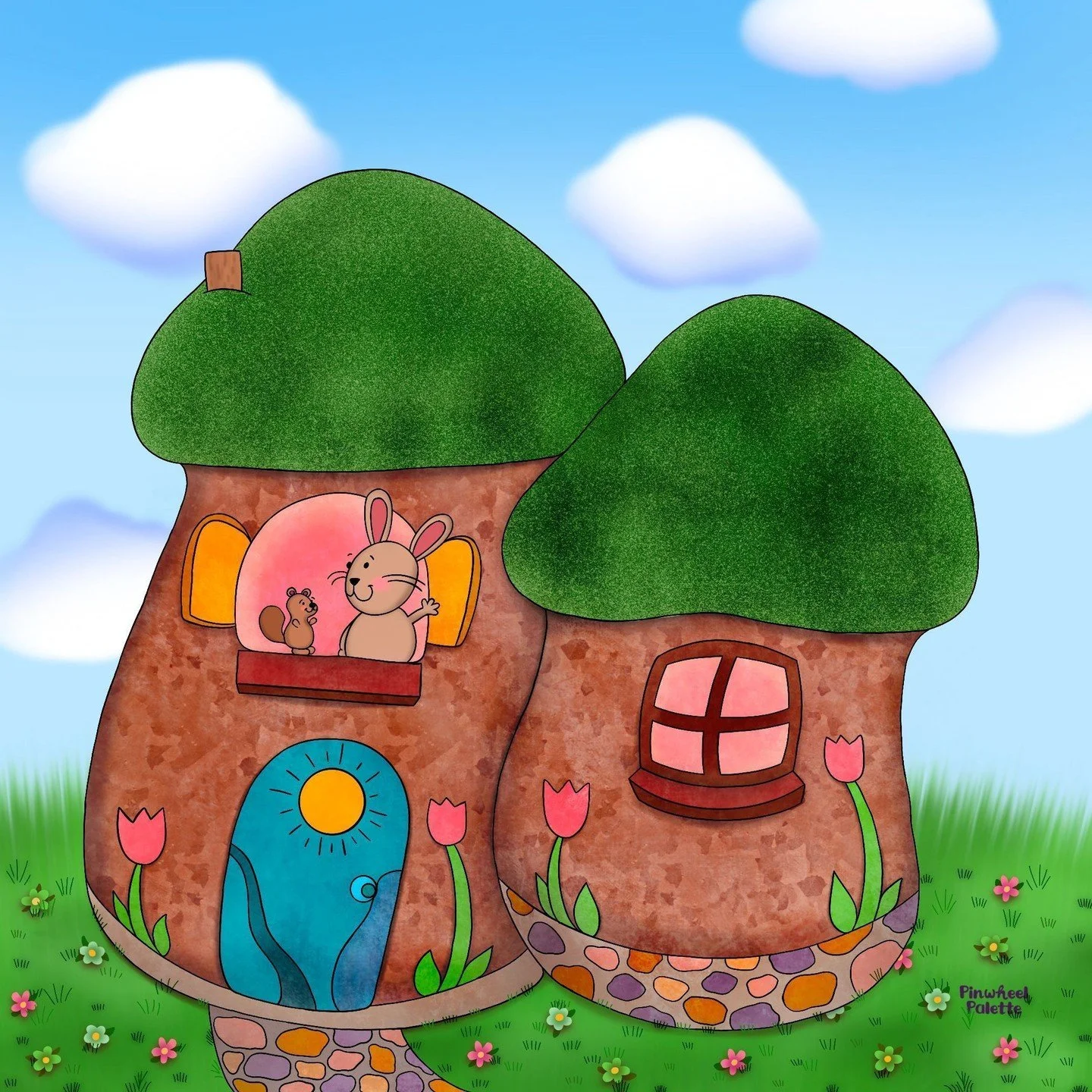 I wasn&rsquo;t sure what to write about this drawing, other than I was trying something new,  making this little house. 
The reoccurring thought of safe spaces came in my mind as well. Another thought came in my head, there was a tv show on a long ti
