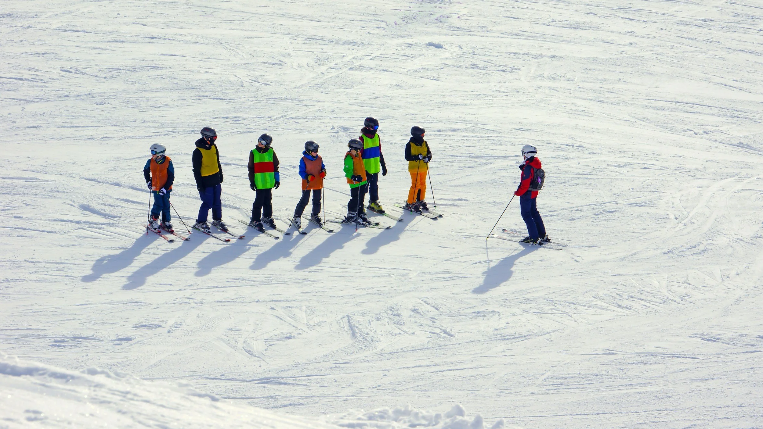 teach skiing or work outside at the ski resort in park city, utah or deer valley.