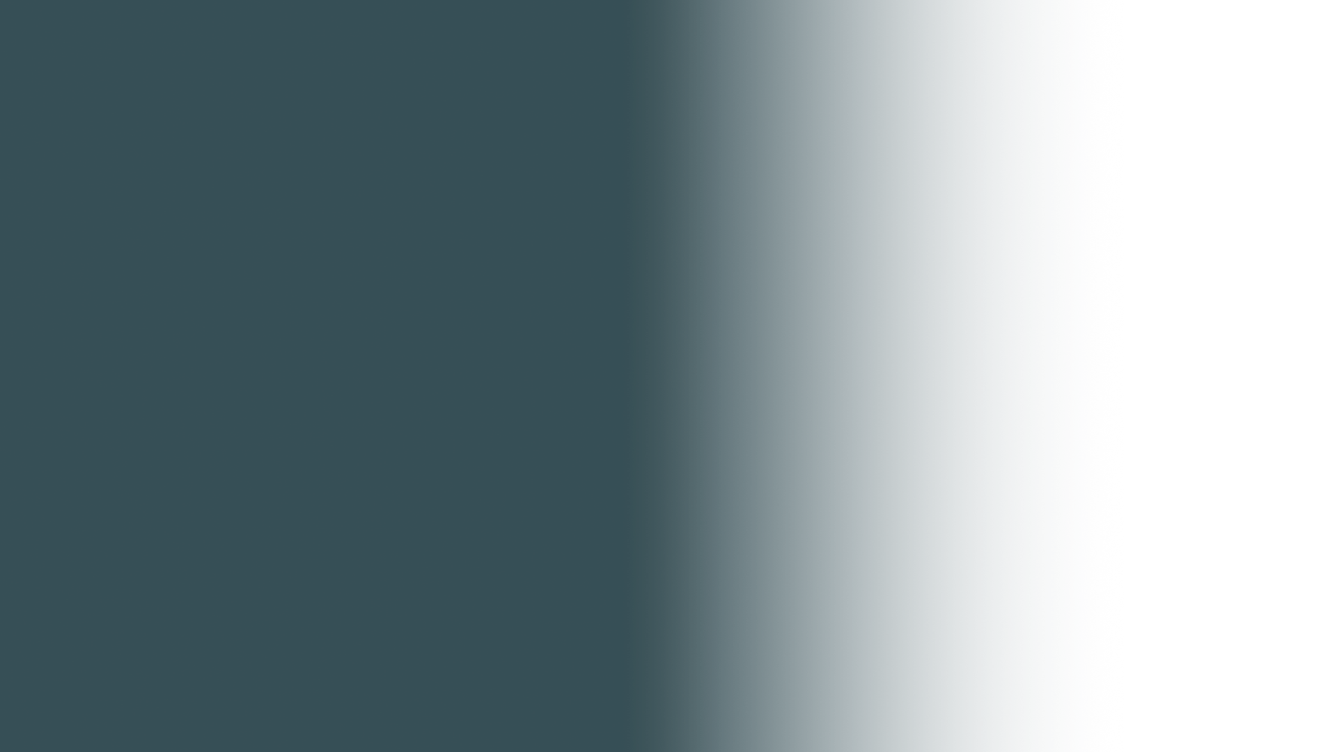 A dark teal gradient going from solid teal to transparant