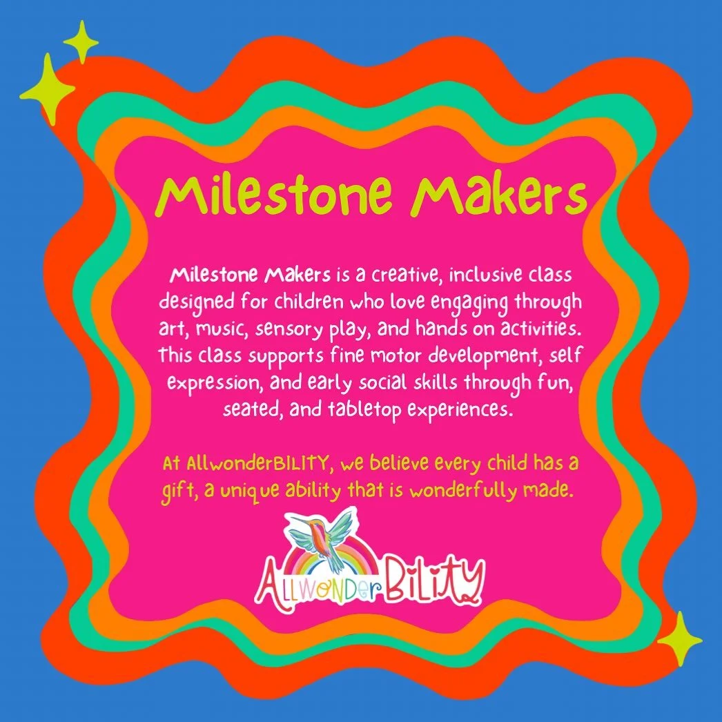 Milestone Makers is geared toward fine motor development, sensory exploration, and creative engagement &mdash; especially for children who enjoy or feel most comfortable with seated activities.

It&rsquo;s a great fit for children who:
🎨 Love painti
