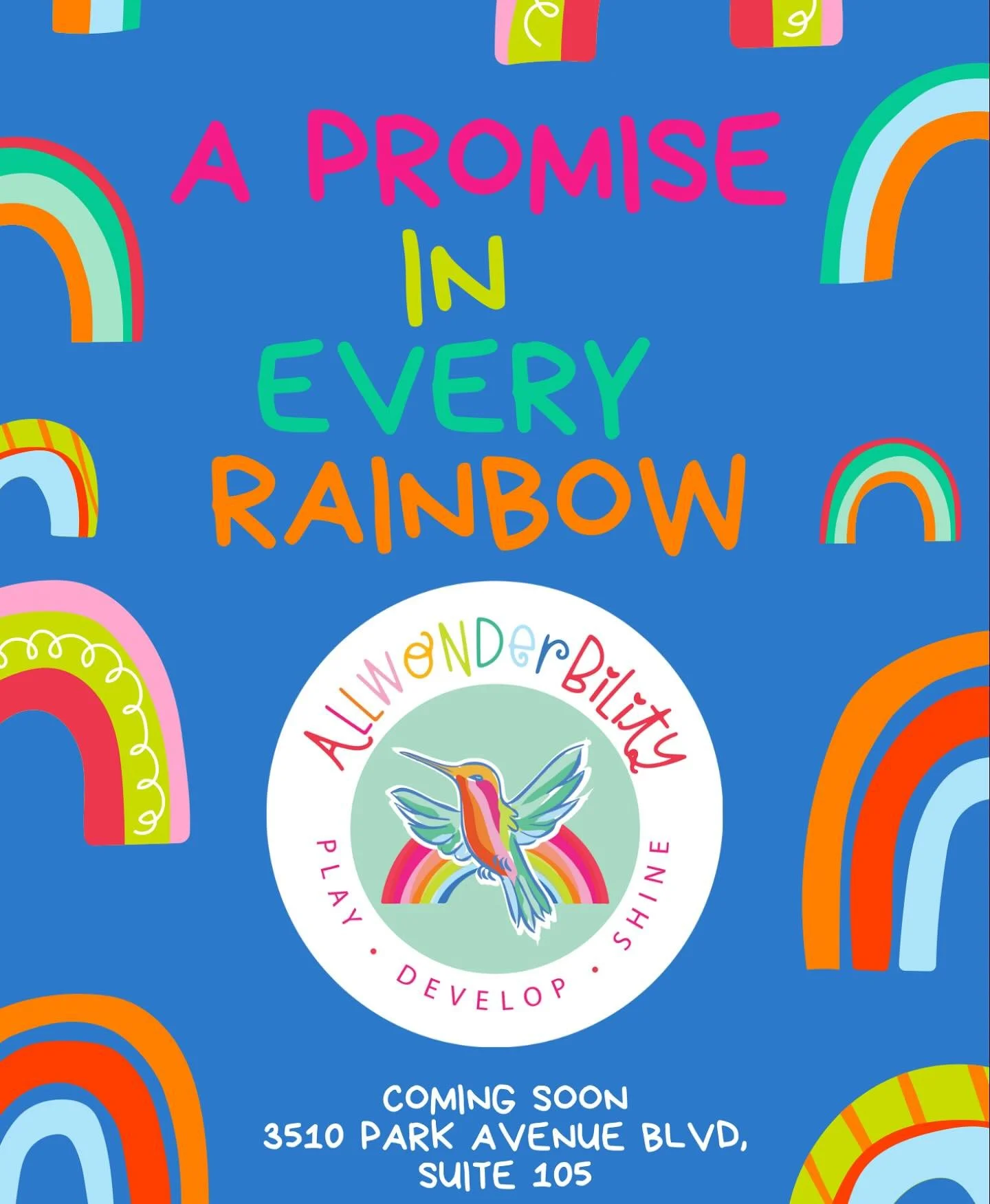 There&rsquo;s a promise in every rainbow, a purpose in every life, and wonder in every ability.
At AllwonderBILITY, our rainbow reminds us of God&rsquo;s promise&mdash;one of hope, love, and a future full of purpose.
Every child is wonderfully made, 