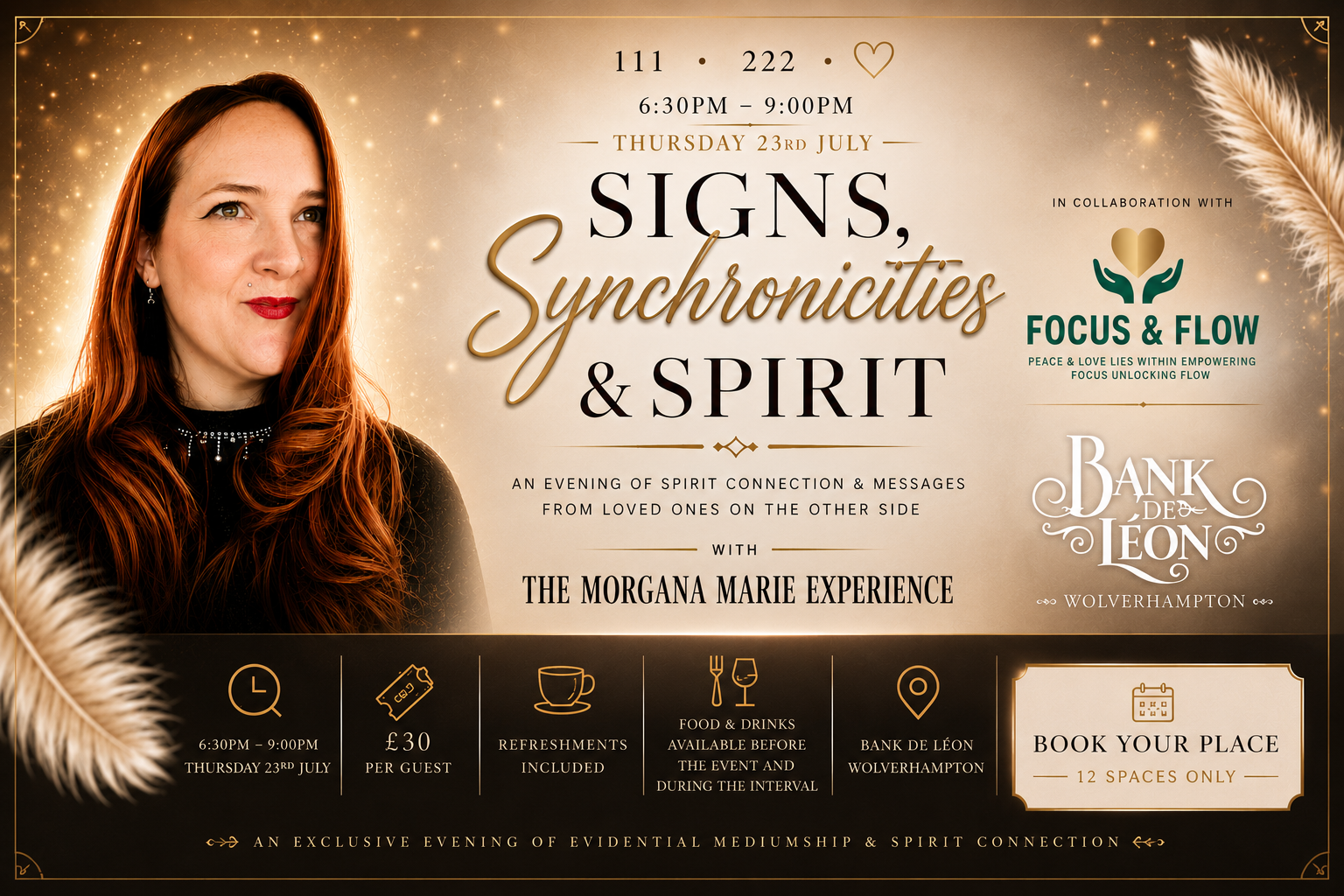 Signs, Synchronicities & Spirit  An Evening of Spirit Connection with Morgana Marie