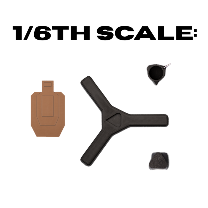 MiniPack Bundle - USPSA/IPSC 1/6 Scale Silhouette MADE TO ORDER