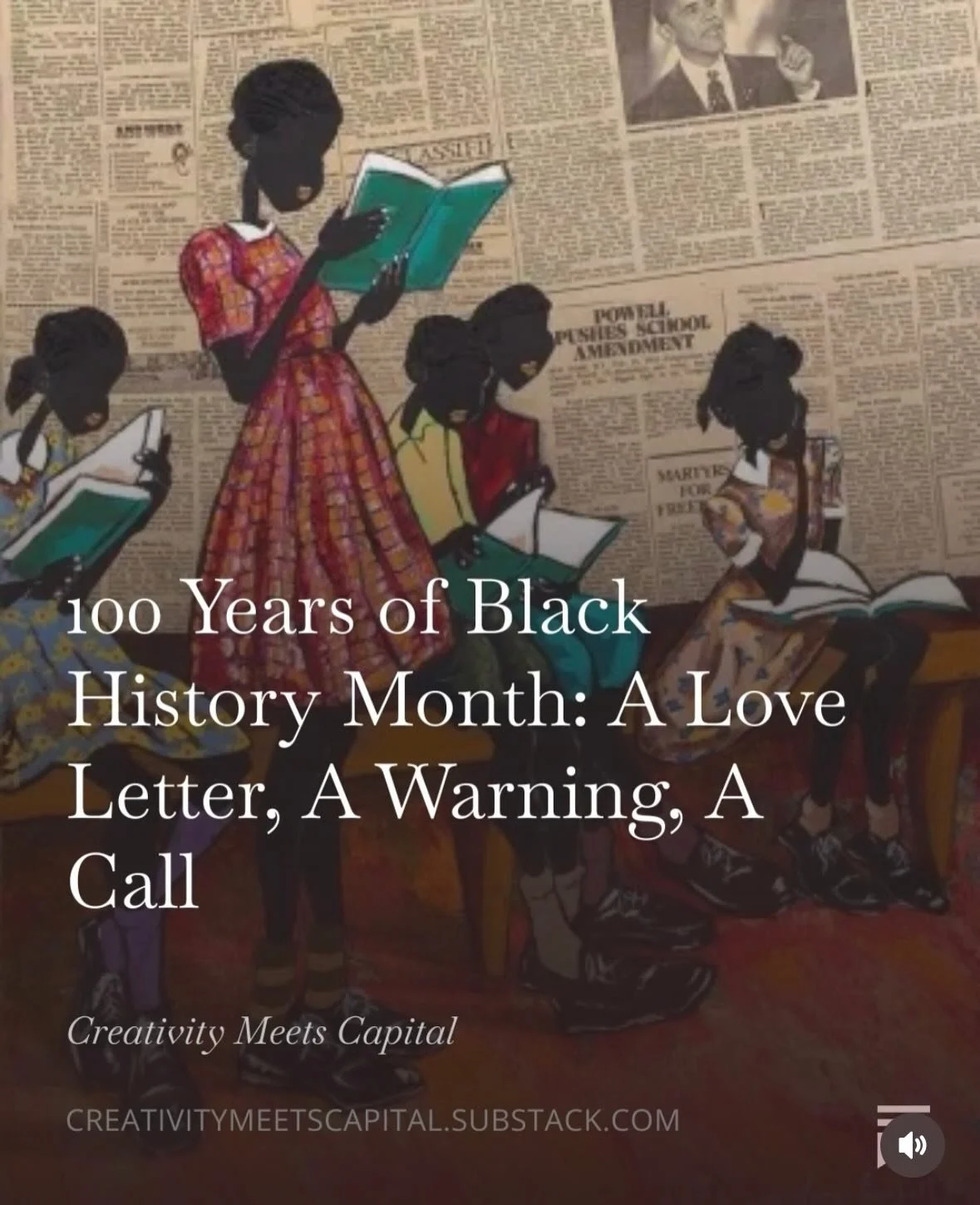 &ldquo;But let me be clear: Black History is not a month. It&rsquo;s the marrow of this nation.&rdquo;

- Nina Orm