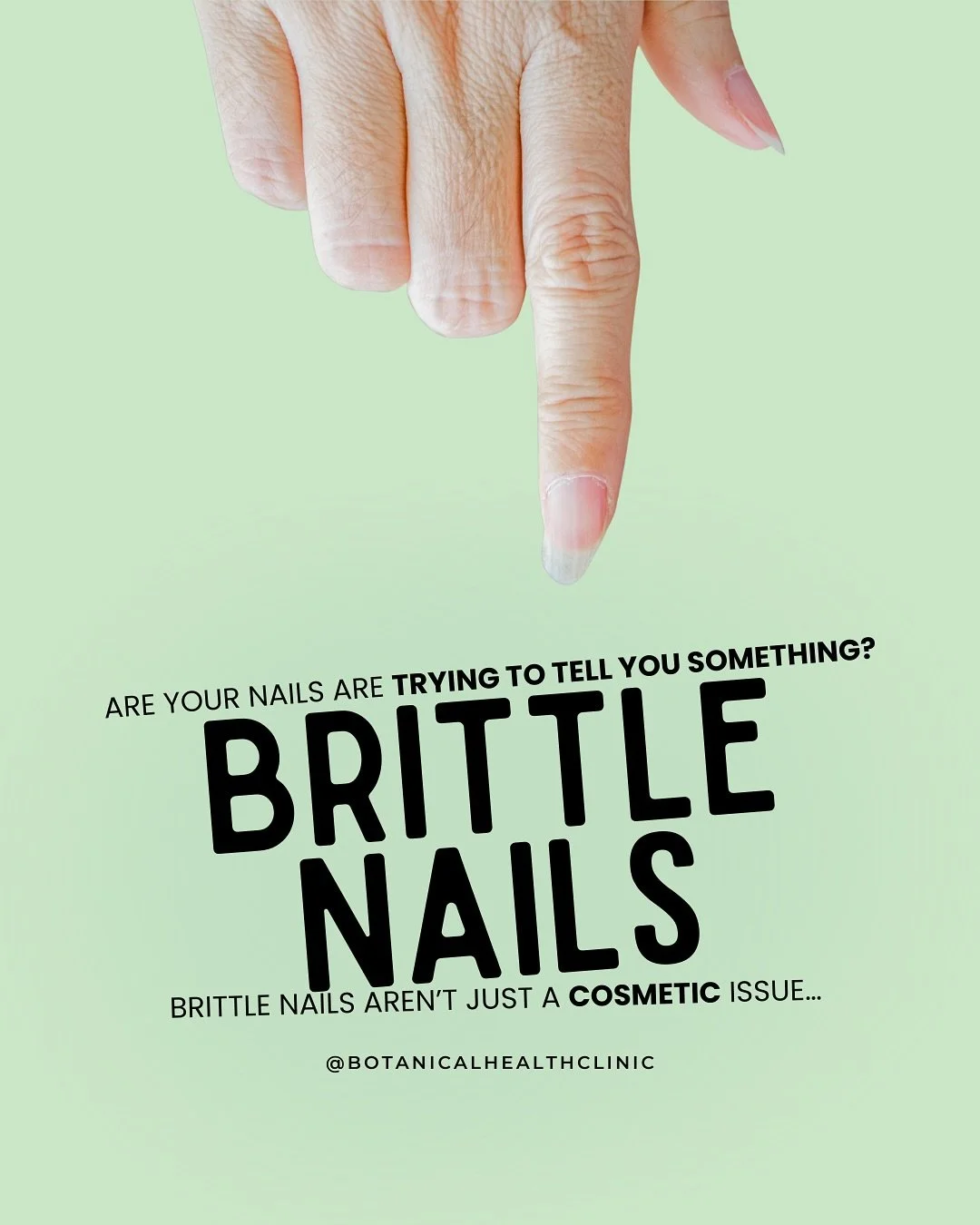 Brittle, peeling, or weak nails aren&rsquo;t just a cosmetic issue, they&rsquo;re data points from your body👀

If your nails are splitting, bending, or breaking easily, it may not just be the weather or your manicure routine. Your body could be wavi