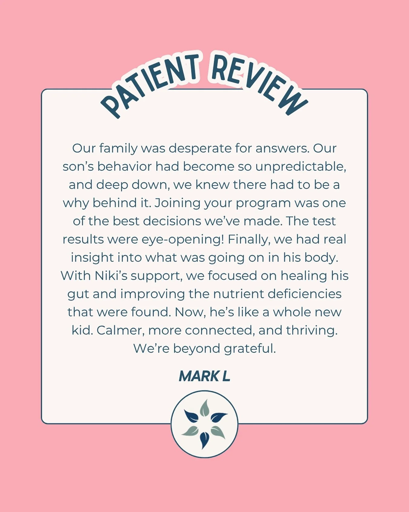 When a child&rsquo;s behavior changes, it&rsquo;s not about &ldquo;bad habits&rdquo; or &ldquo;acting out.&rdquo;

It&rsquo;s their body&rsquo;s way of communicating that something deeper is going on. This family&rsquo;s story is such a powerful remi