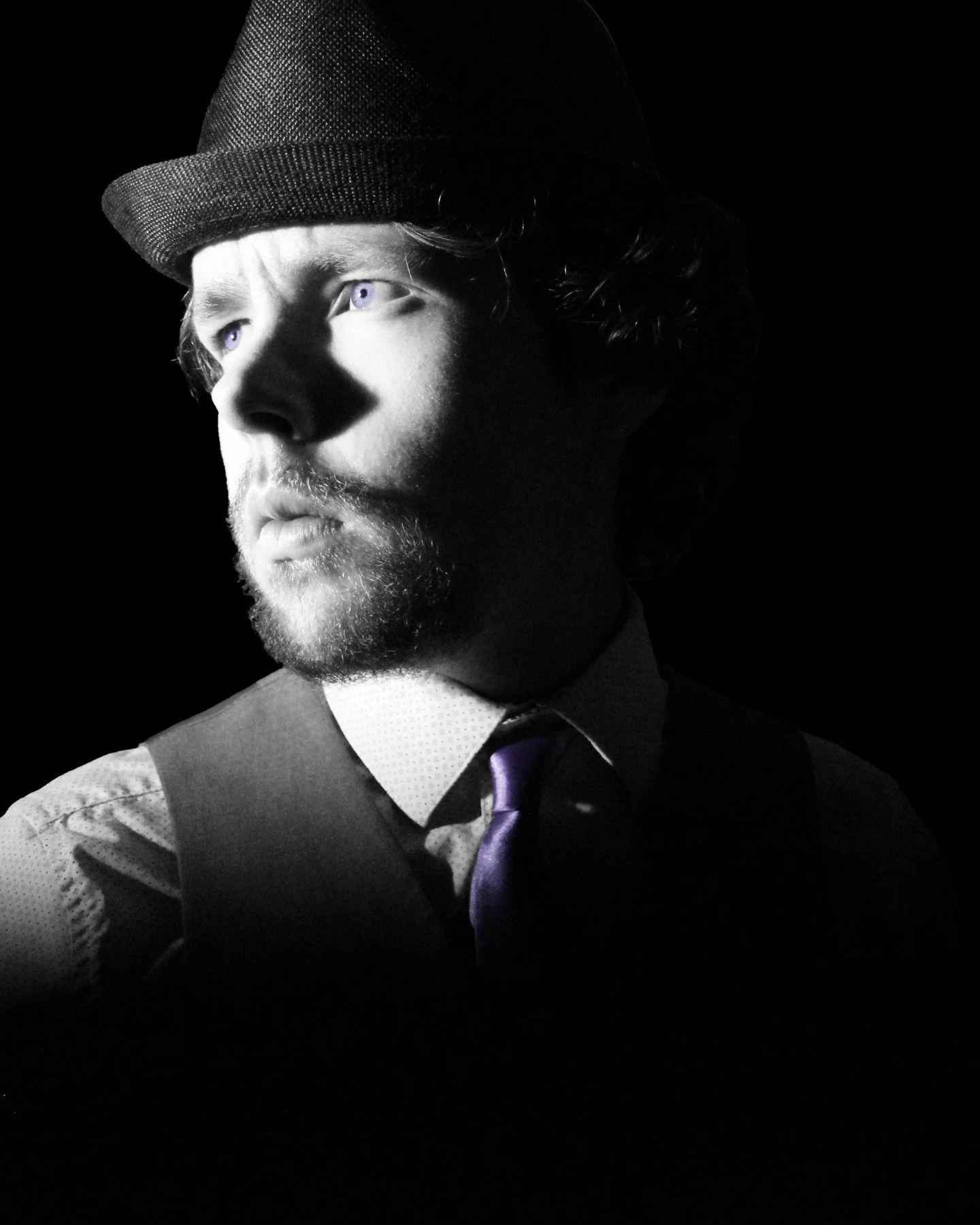 some photos i took for a school project

im really happy how they turned out

used a good camera and photoshop (for the background, the tie and eyes)