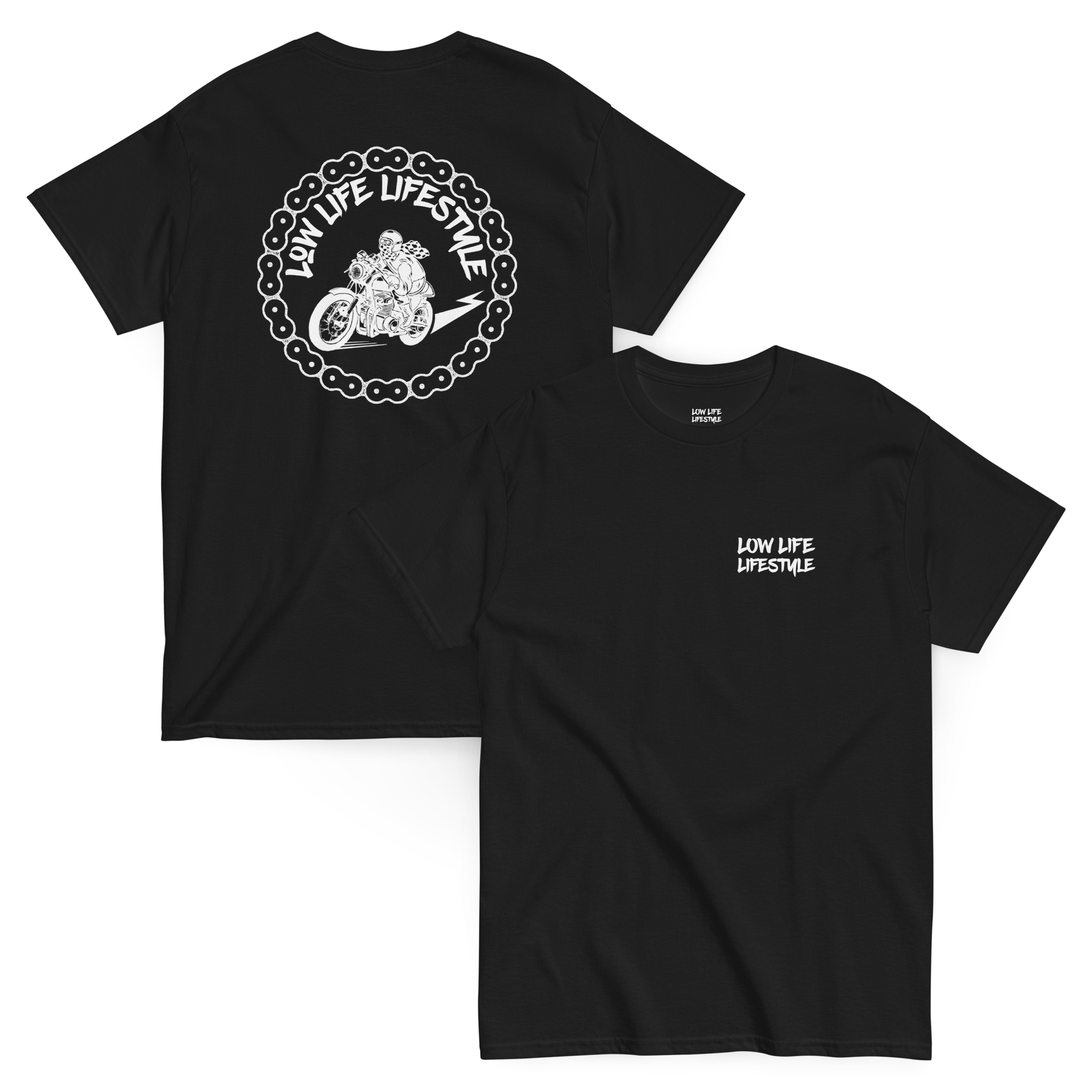 Low Life Rider Tee (Black)
