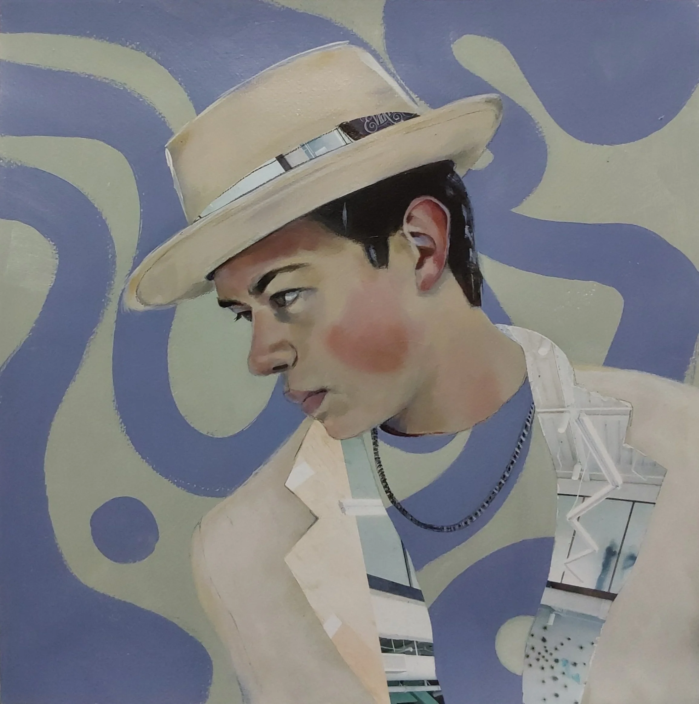 Liam
Acrylic and Mixed Media on Canvas
16"X16"
2022
SOLD
