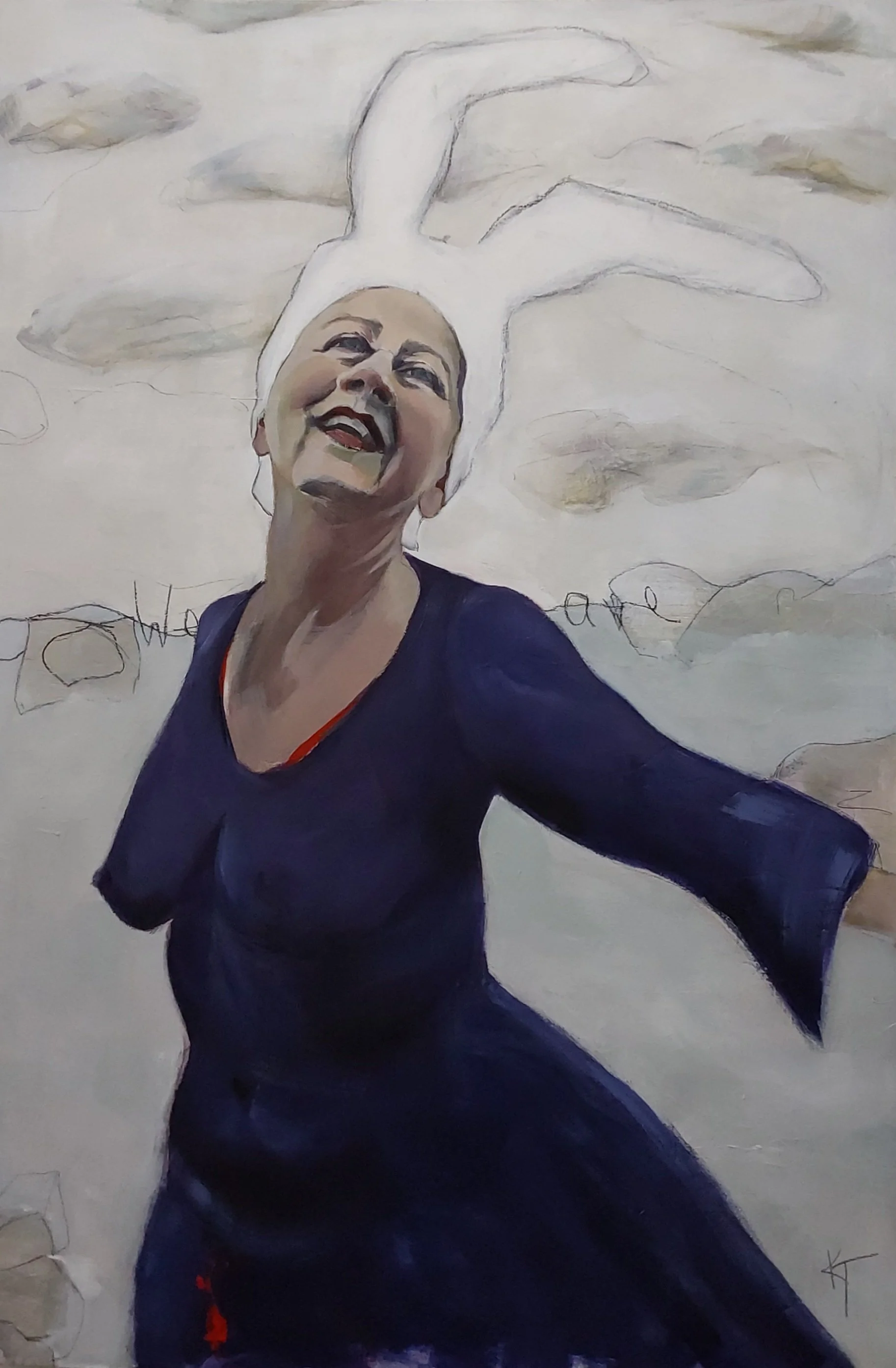 Joy
Mixed media on cradled panel
36” X 24”
2024