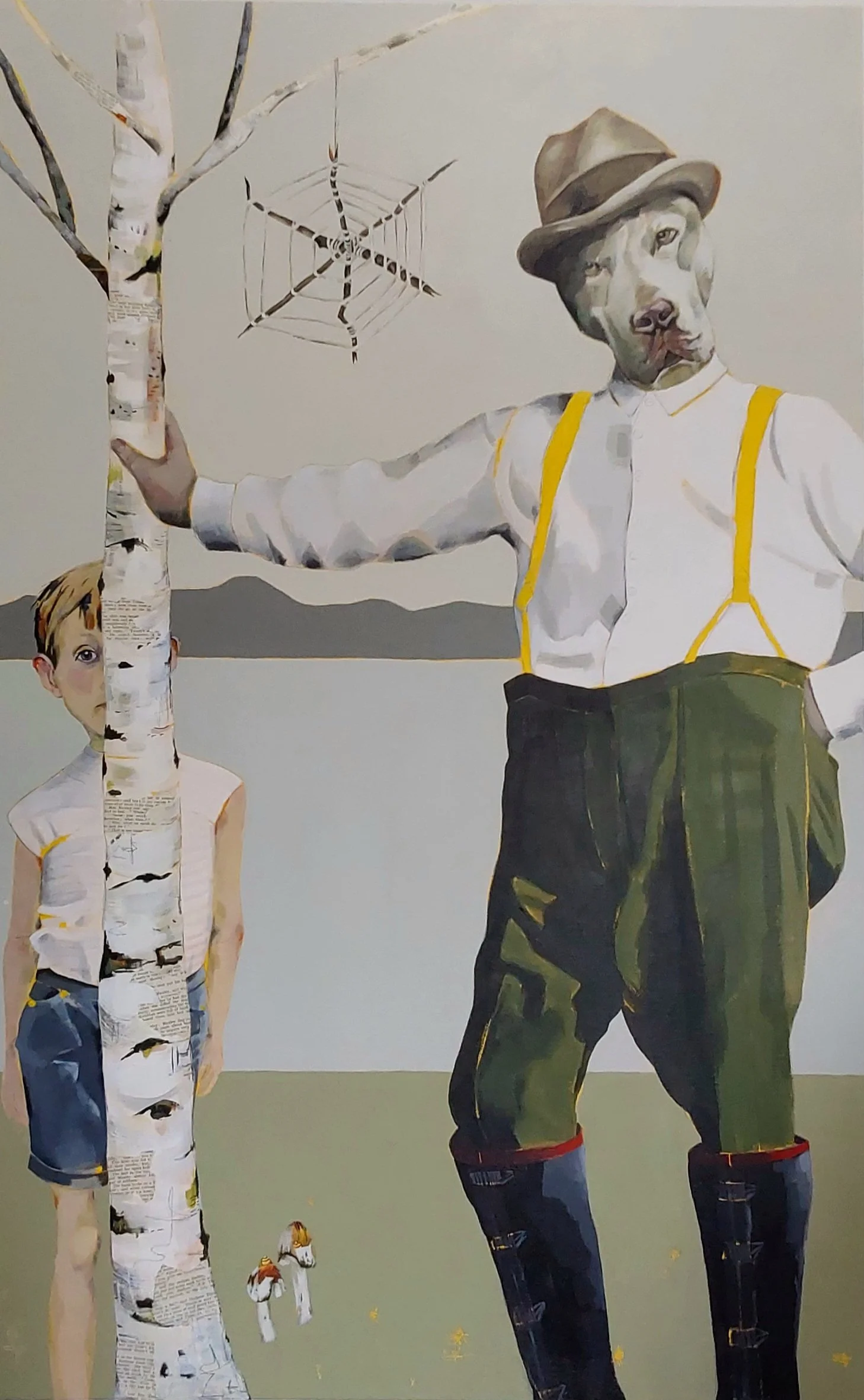 Shnooky
Acrylic and Mixed Media on Canvas
44"X28"
2023
